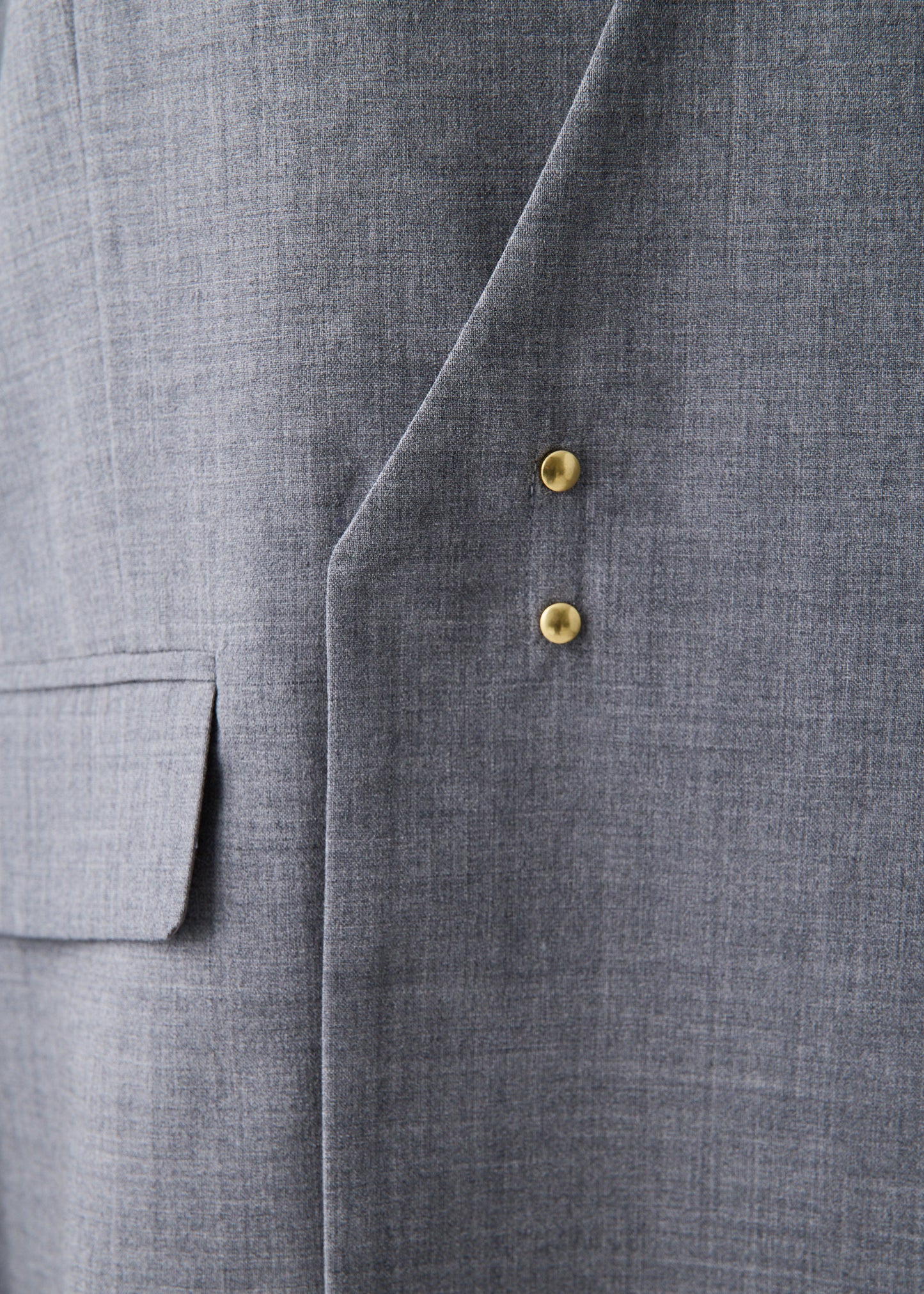 受注 2/80 Wool/jacket H-gray【F015-04005】