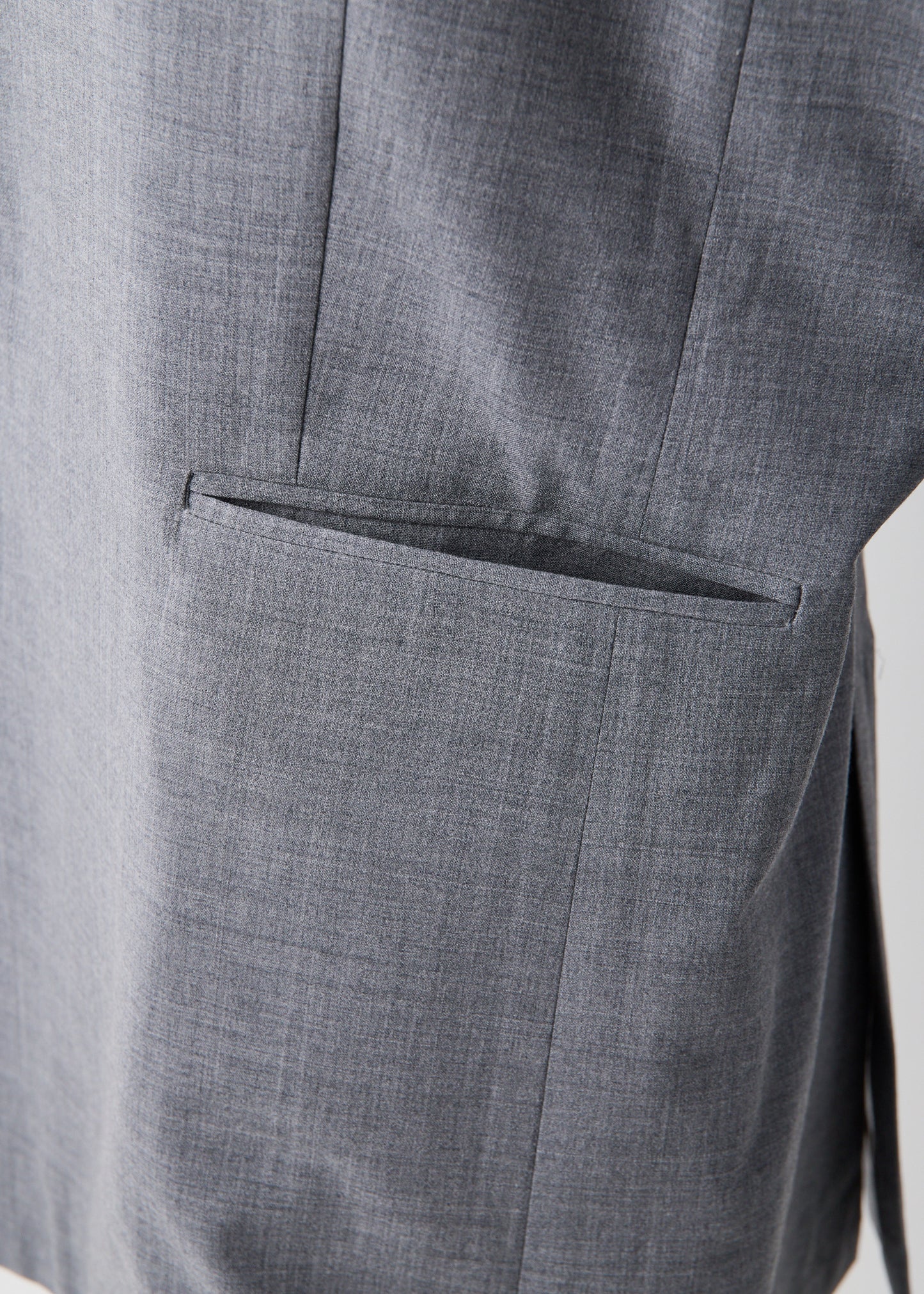 受注 2/80 Wool/jacket H-gray【F015-04005】