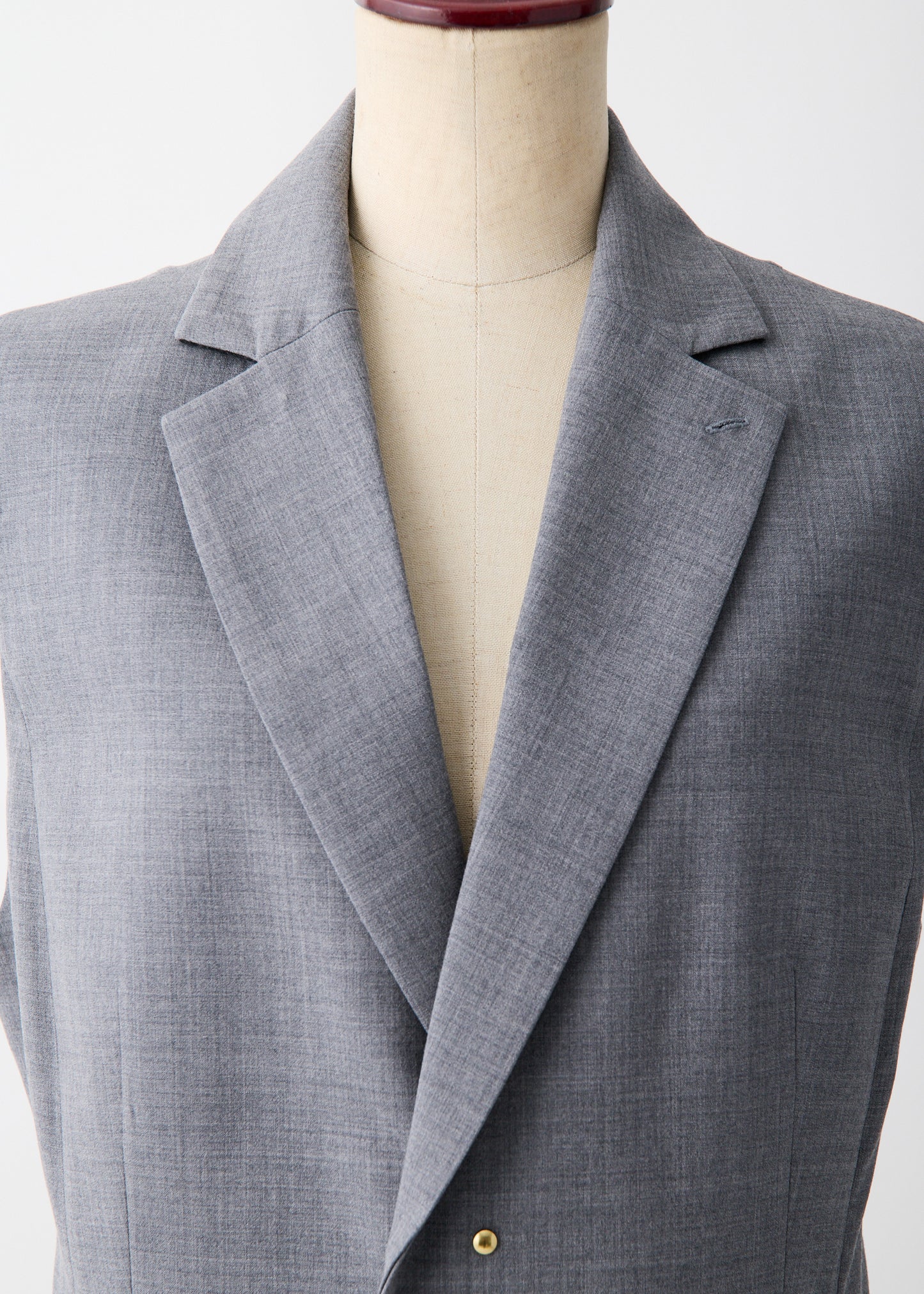 受注 2/80 Wool/vest H-gray【F015-03004】