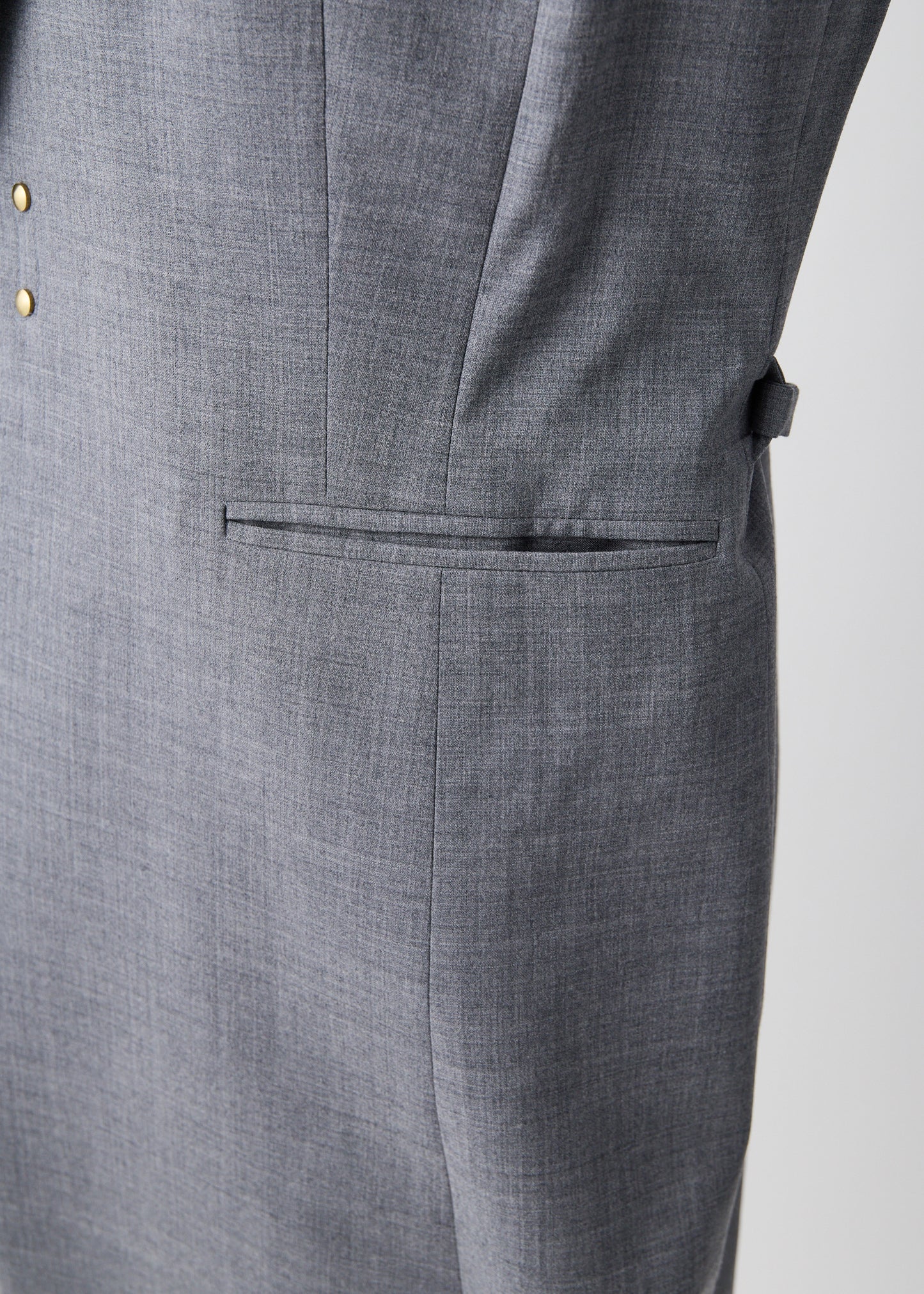 受注 2/80 Wool/vest H-gray【F015-03004】