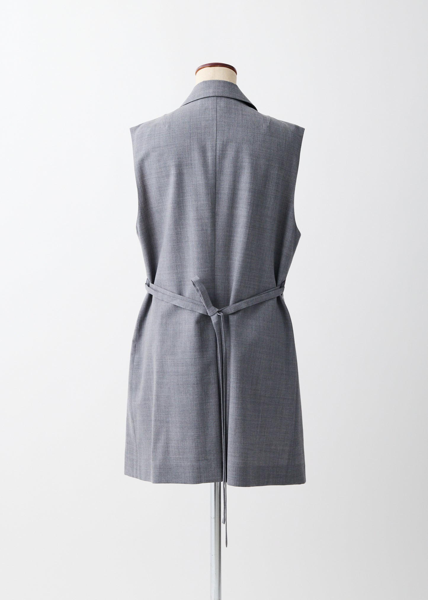 受注 2/80 Wool/vest H-gray【F015-03004】