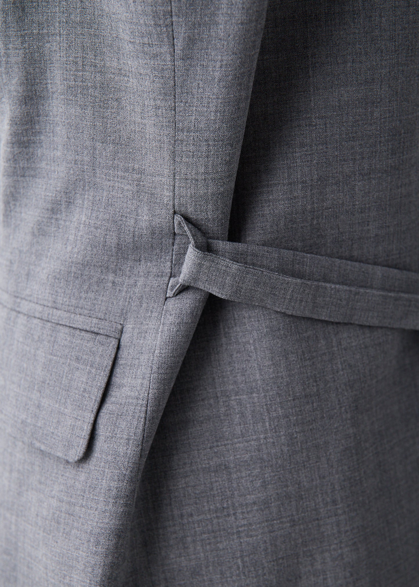 受注 2/80 Wool/vest H-gray【F015-03004】
