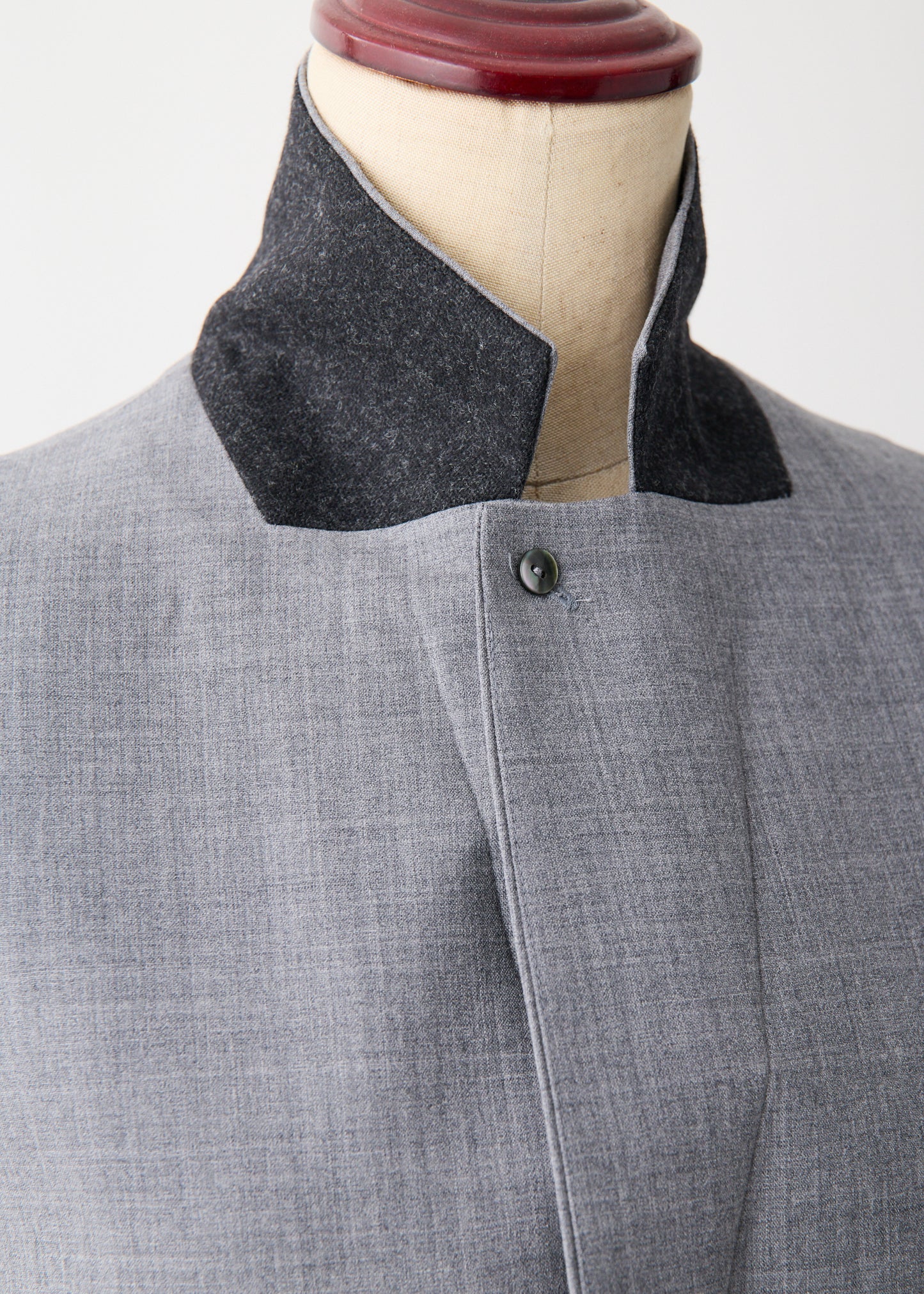 受注 2/80 Wool/vest H-gray【F015-03004】