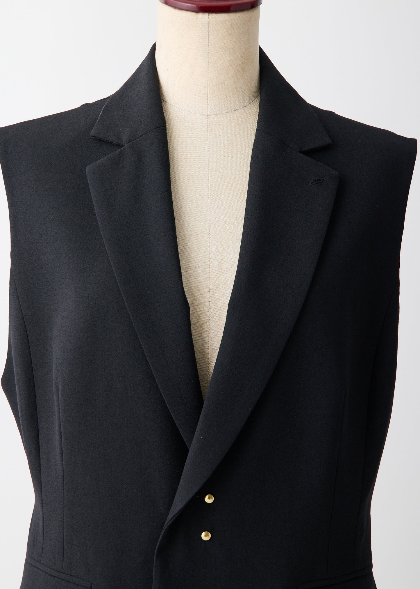 受注 2/80 Wool/vest black【F015-03004】