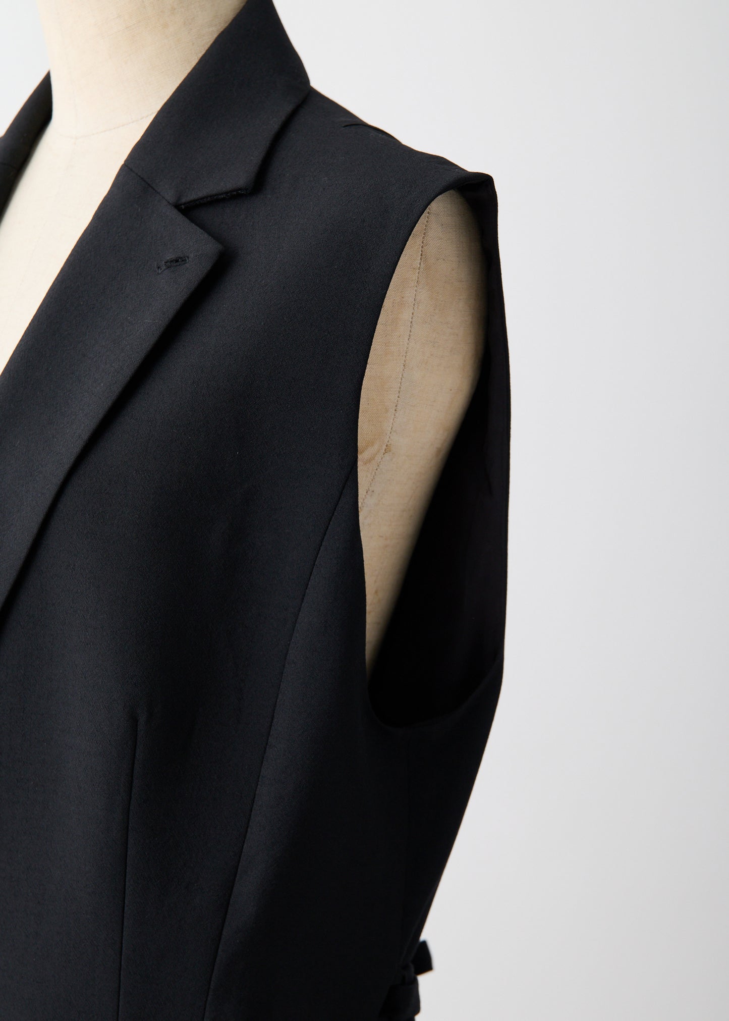 受注 2/80 Wool/vest black【F015-03004】
