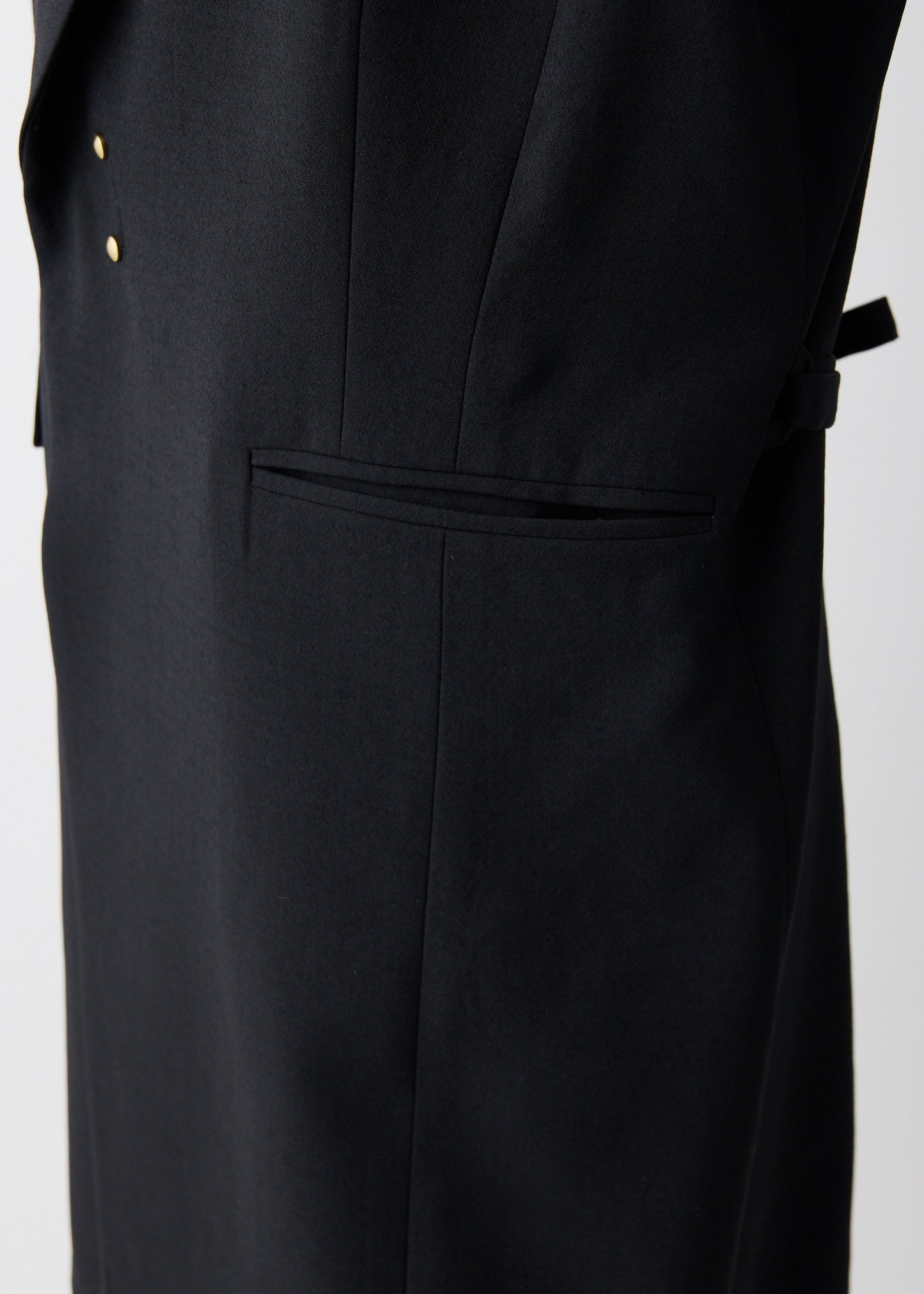受注 2/80 Wool/vest black【F015-03004】