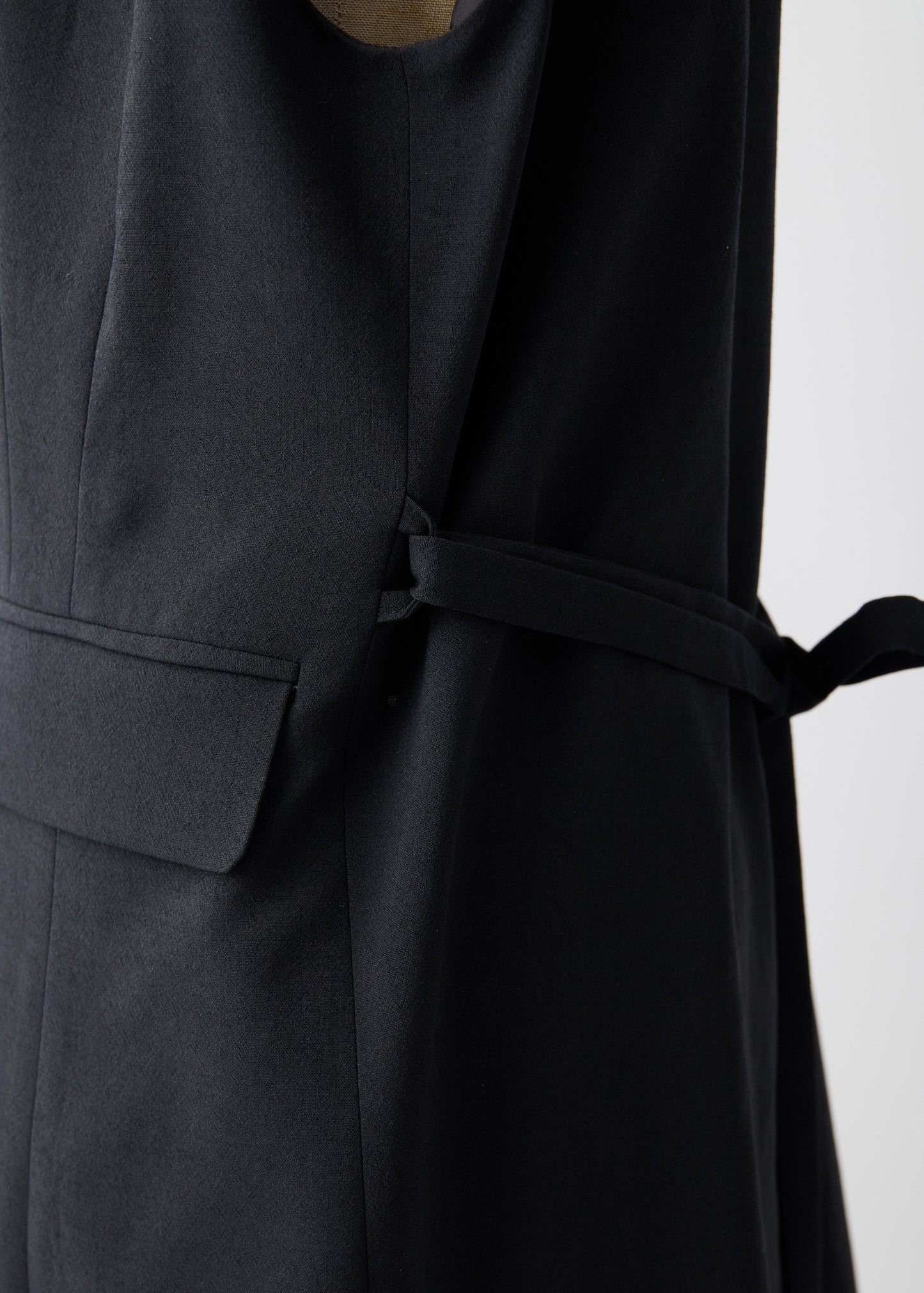 受注 2/80 Wool/vest black【F015-03004】