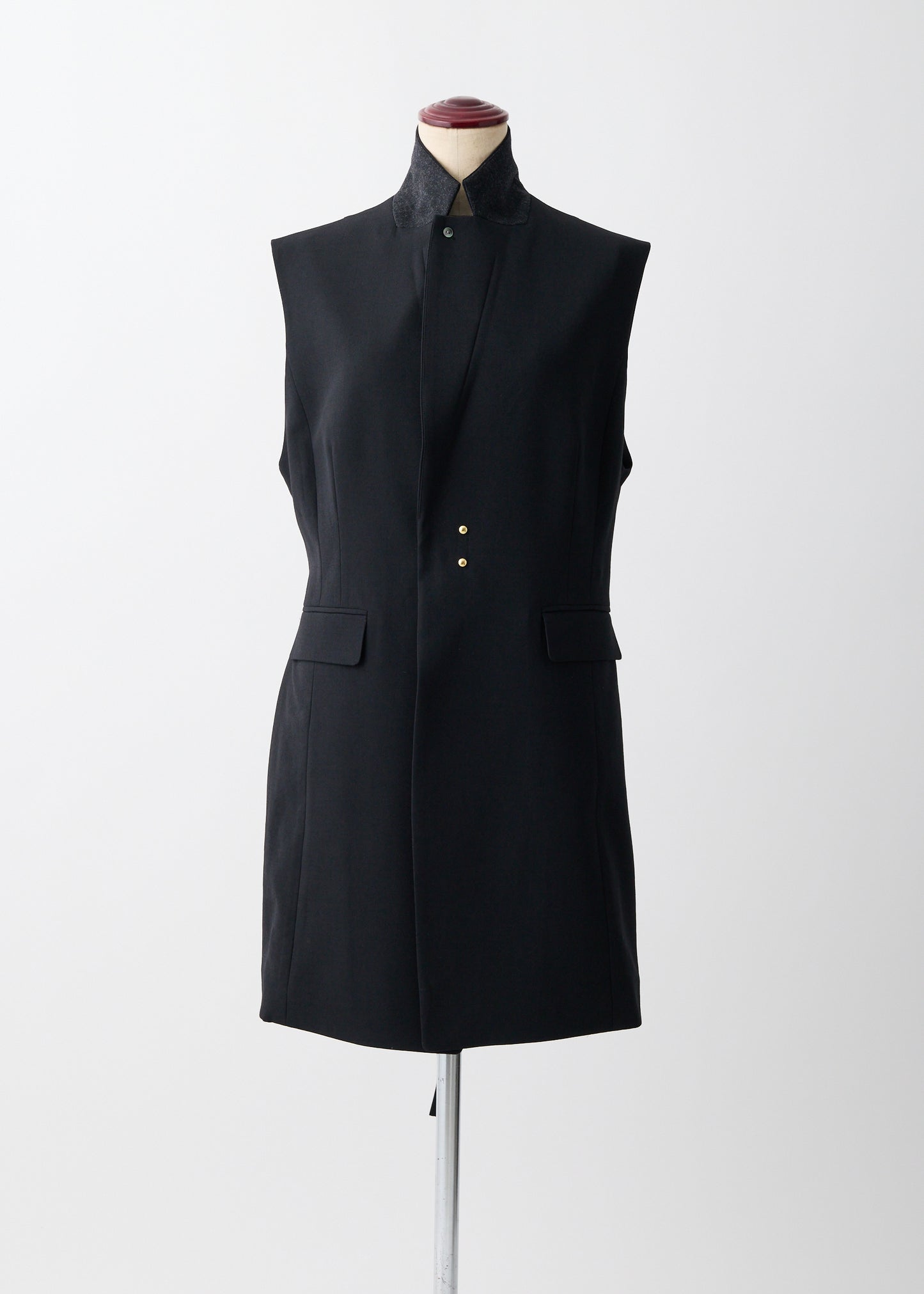 受注 2/80 Wool/vest black【F015-03004】