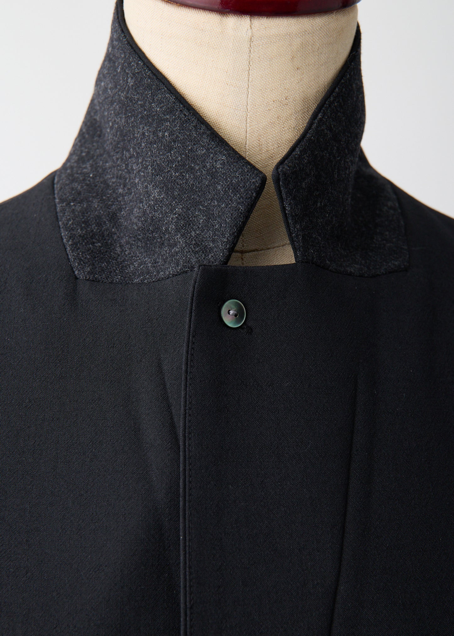 受注 2/80 Wool/vest black【F015-03004】