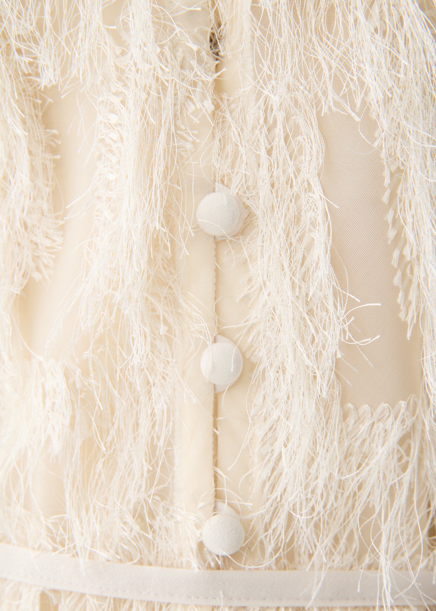 受注 JQ fringe/blouse écru【F015-08021】