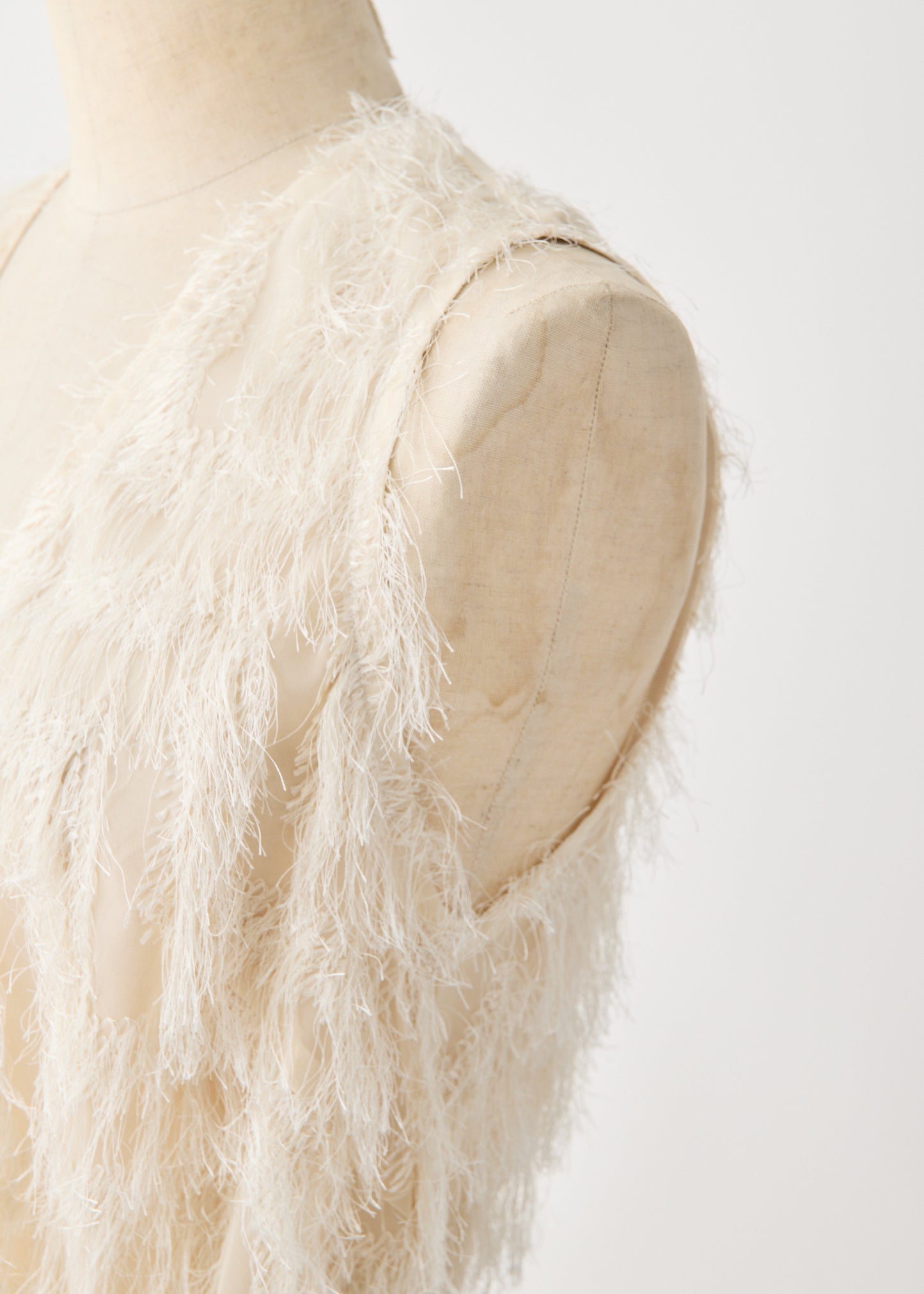 受注 JQ fringe/blouse écru【F015-08021】