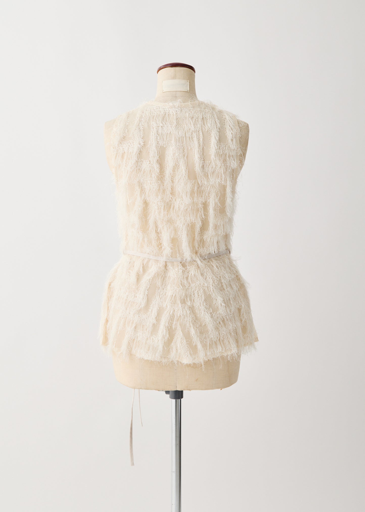 受注 JQ fringe/blouse écru【F015-08021】