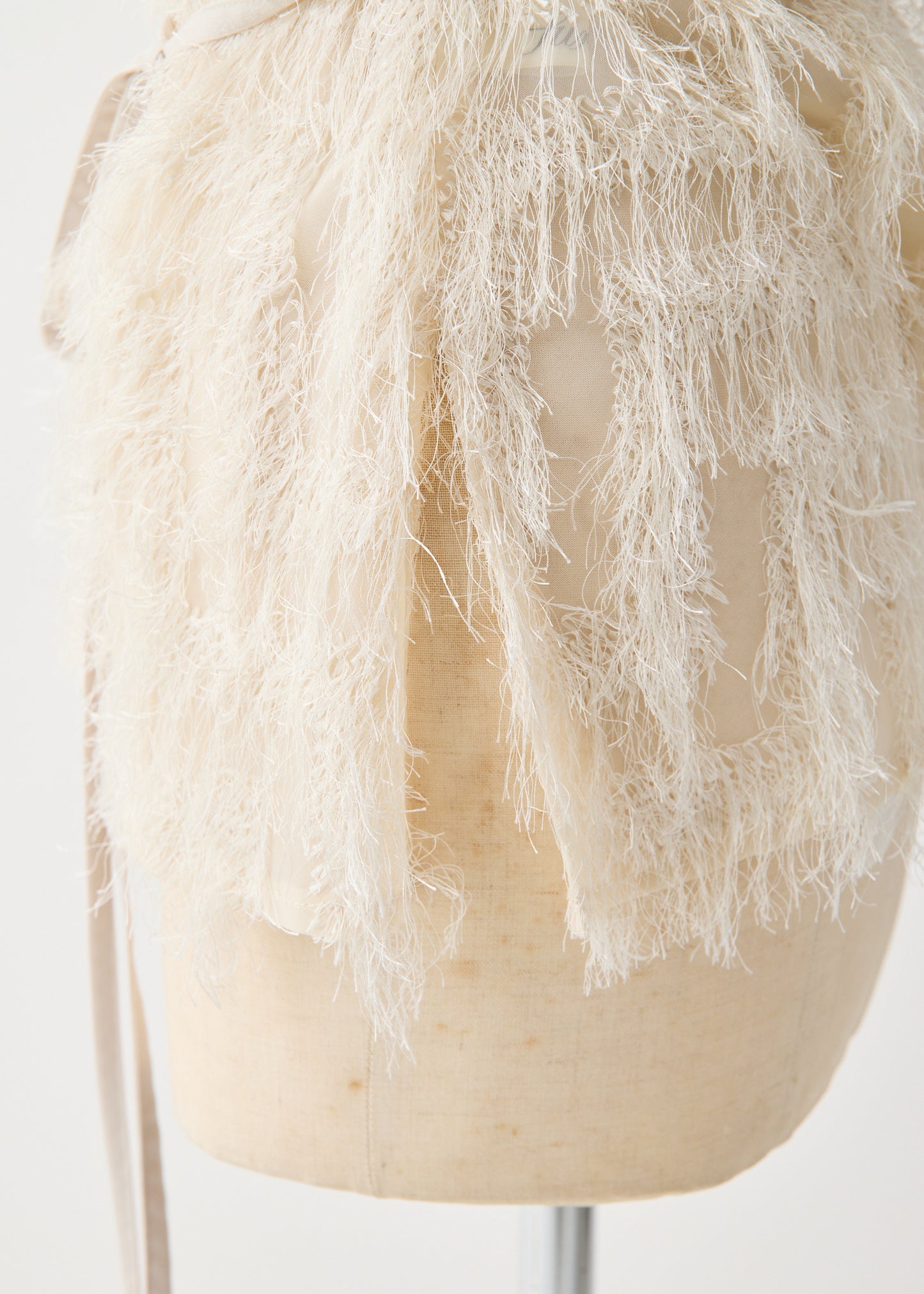 受注 JQ fringe/blouse écru【F015-08021】