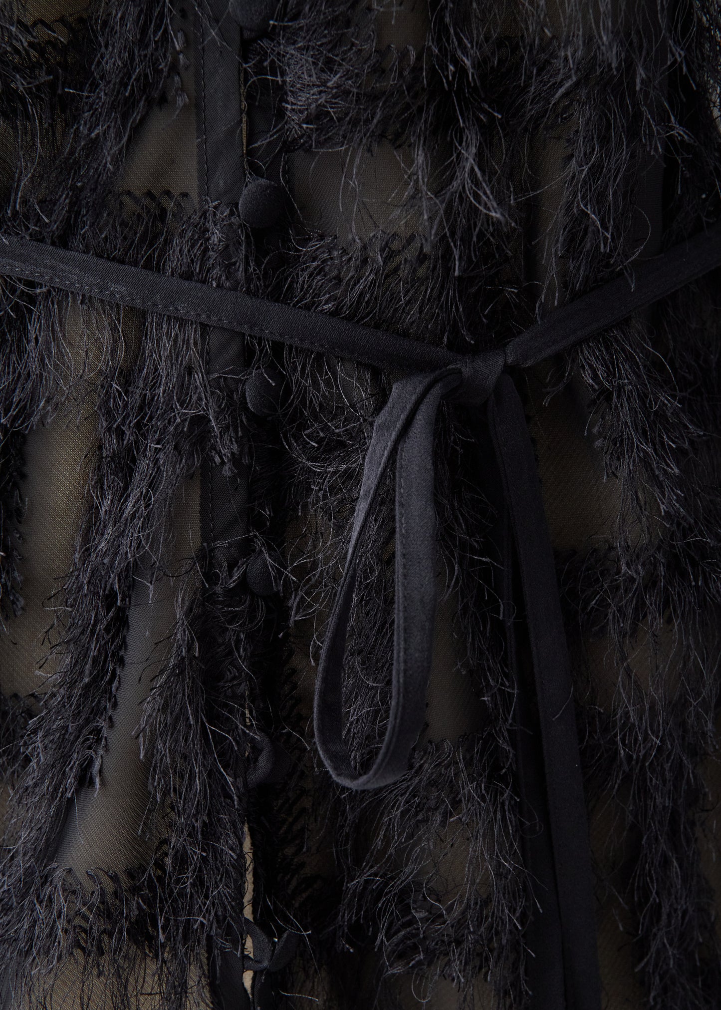 受注 JQ fringe/blouse black【F015-08021】
