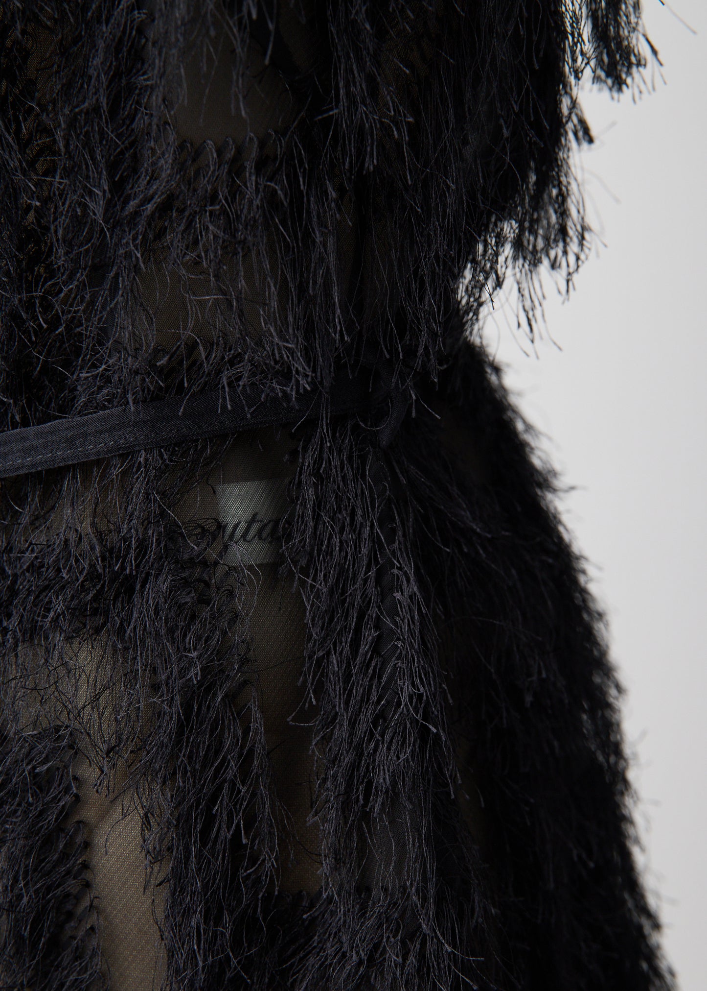 受注 JQ fringe/blouse black【F015-08021】