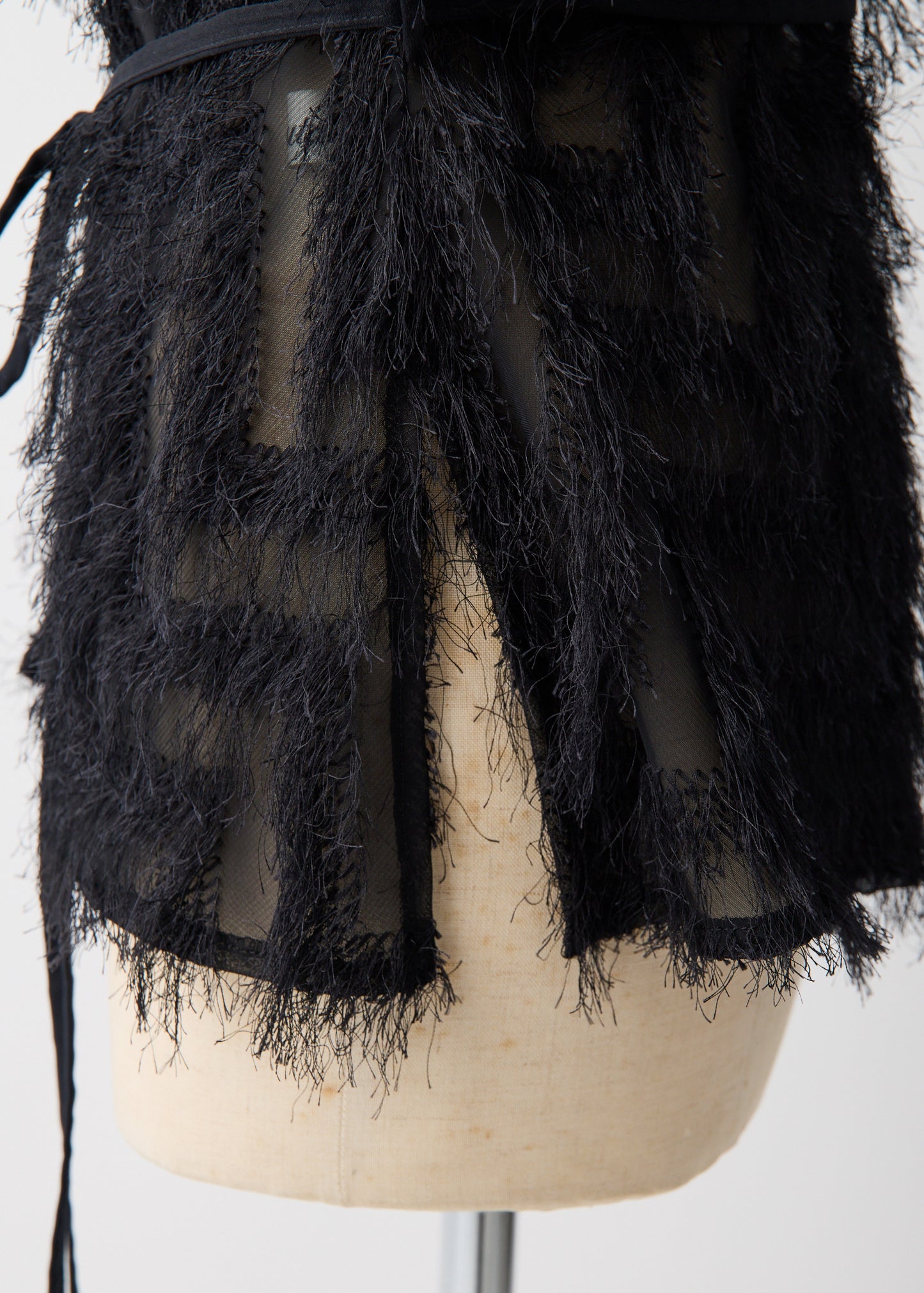 受注 JQ fringe/blouse black【F015-08021】