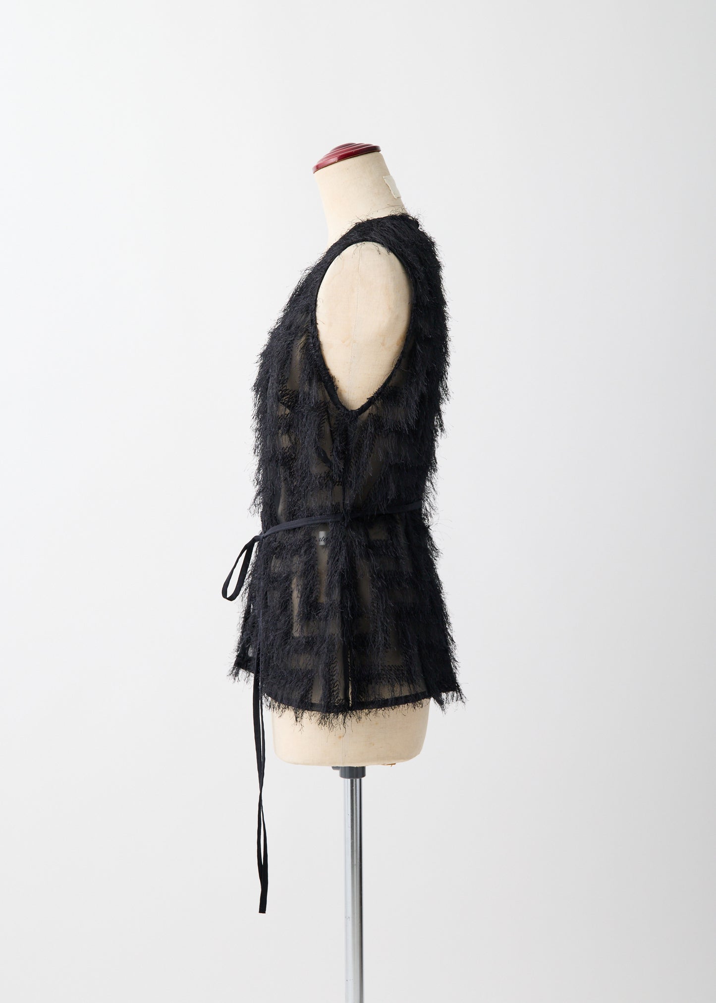 受注 JQ fringe/blouse black【F015-08021】