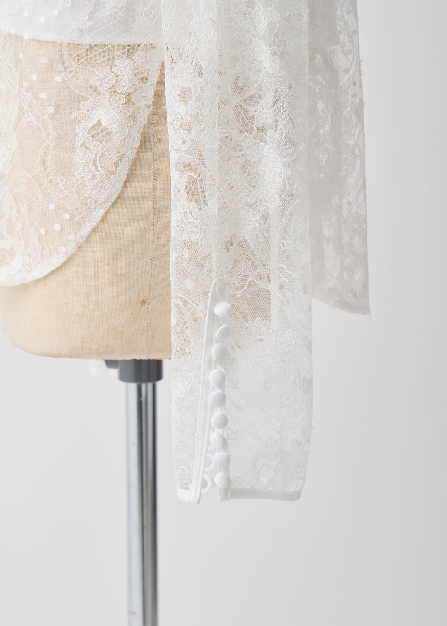 受注 Lace/blouse white【F015-08017】