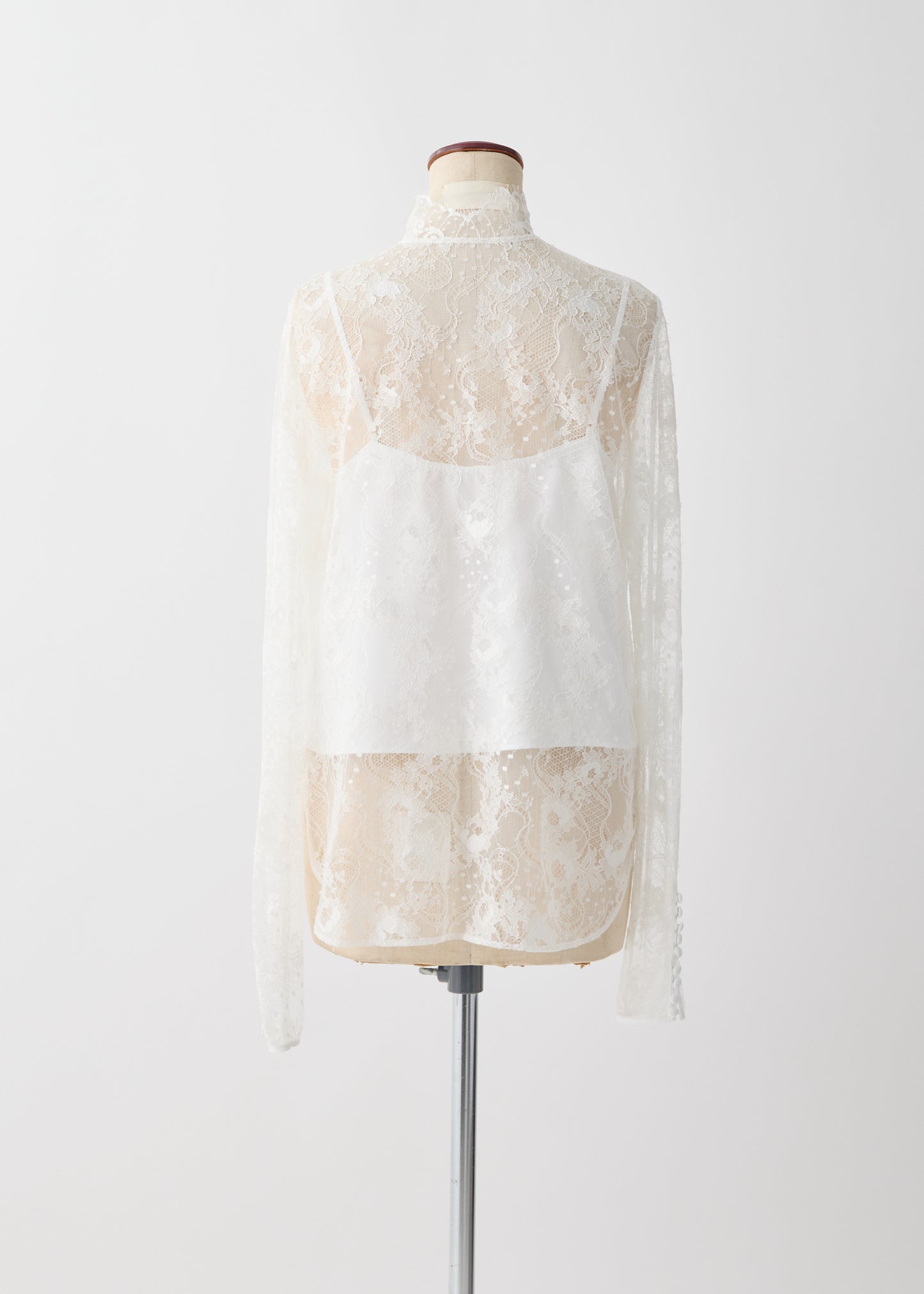 受注 Lace/blouse white【F015-08017】