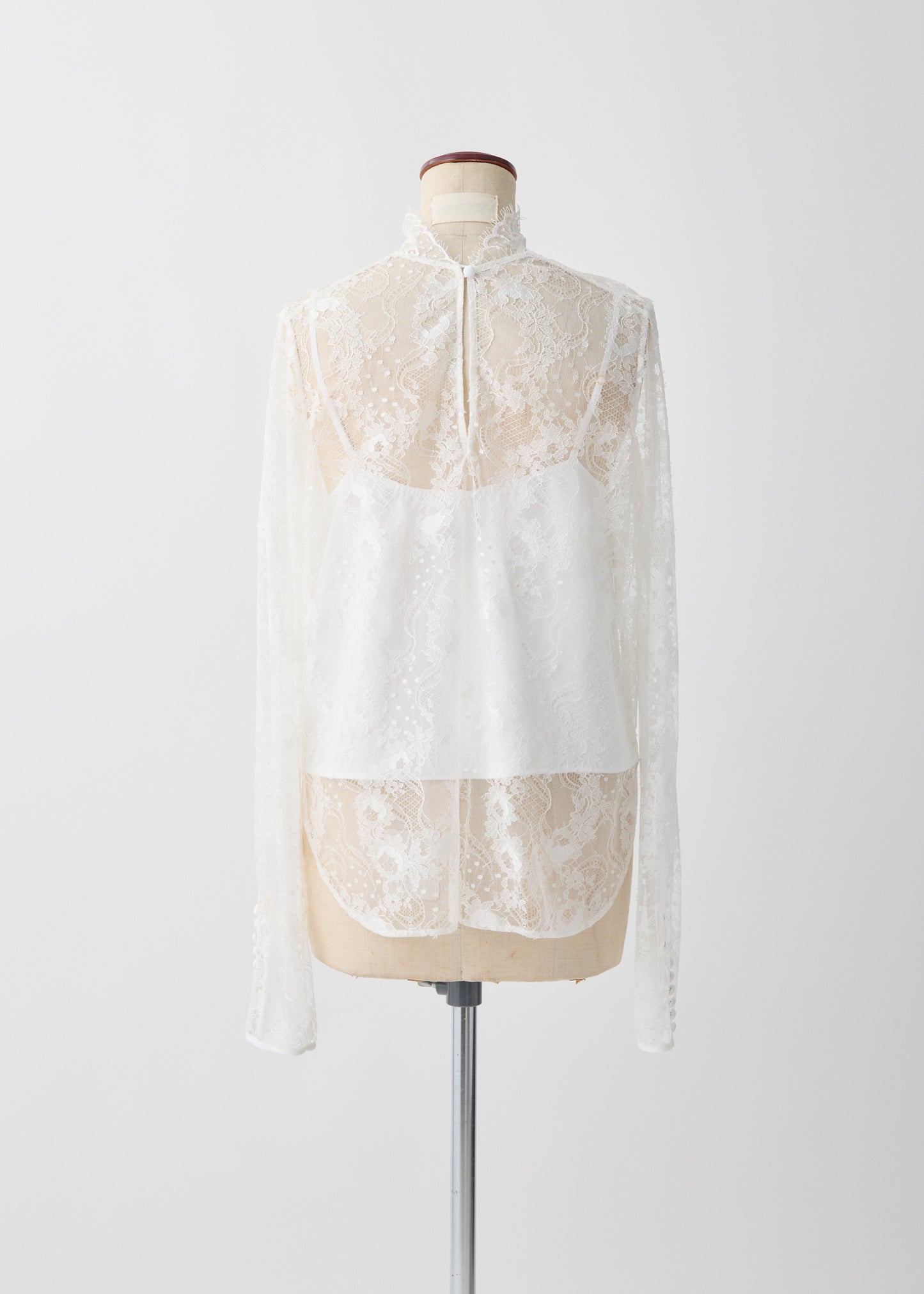 受注 Lace/blouse white【F015-08017】