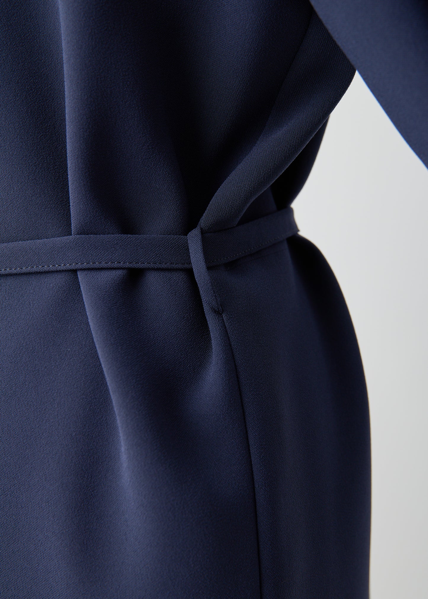 受注 Stretch Twill (Spiraea)/blouse navy・black【F015-08013】