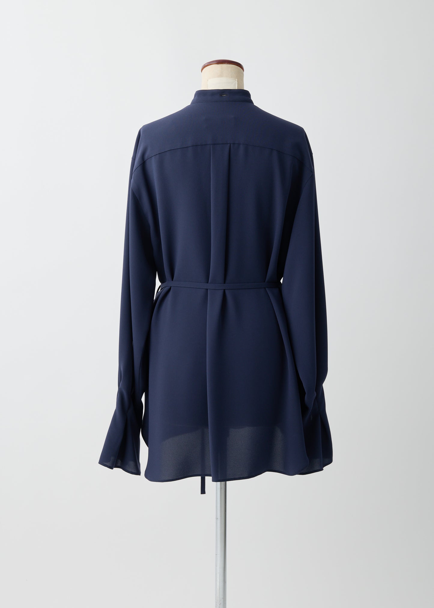 受注 Stretch Twill (Spiraea)/blouse navy・black【F015-08013】