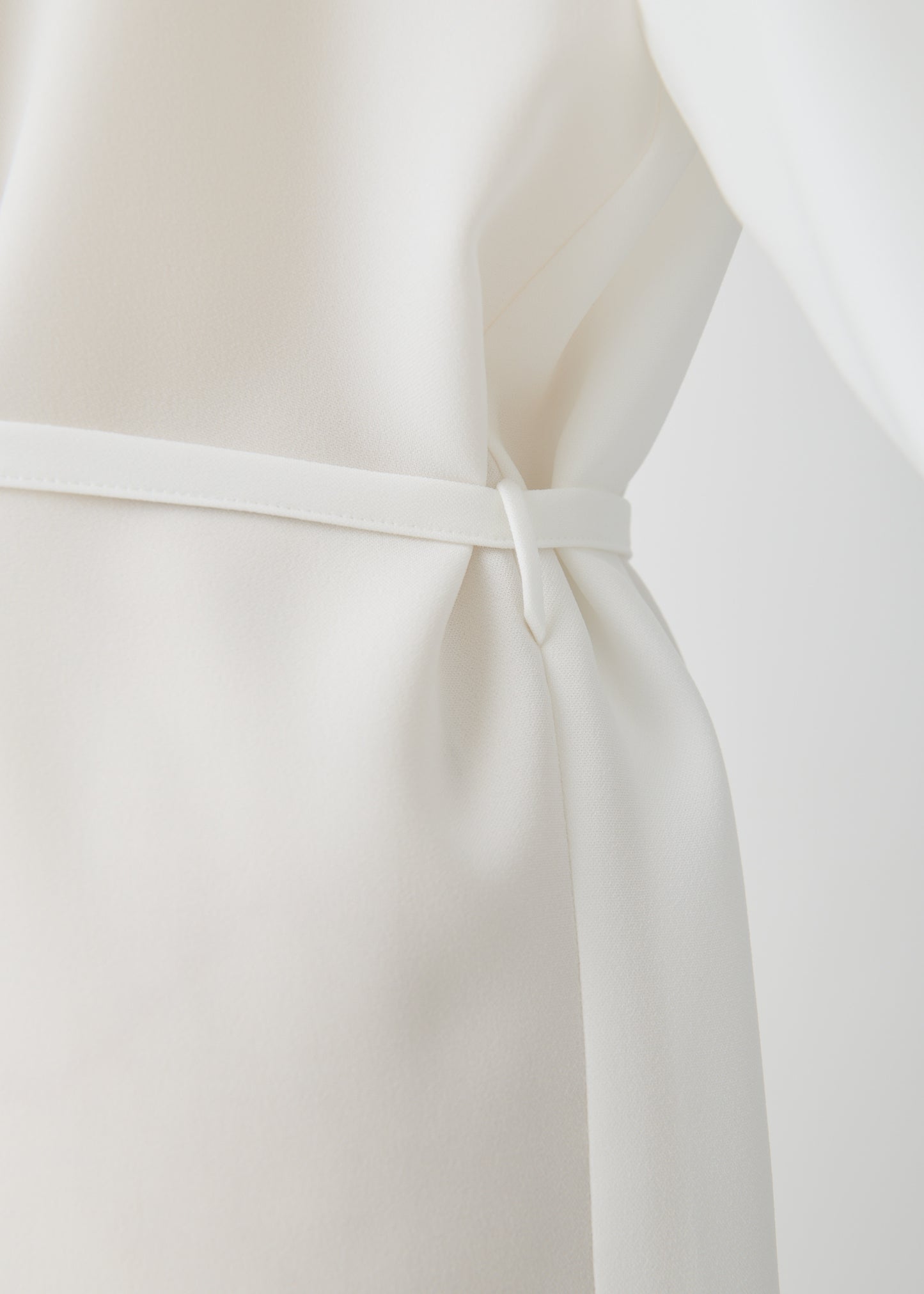 受注 Stretch Twill (Spiraea)/blouse white【F015-08013】