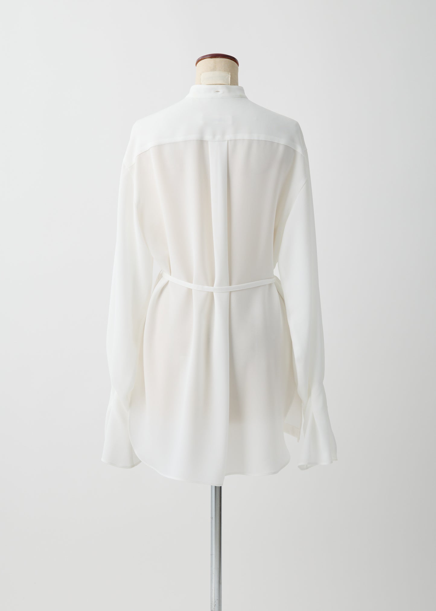 受注 Stretch Twill (Spiraea)/blouse white【F015-08013】