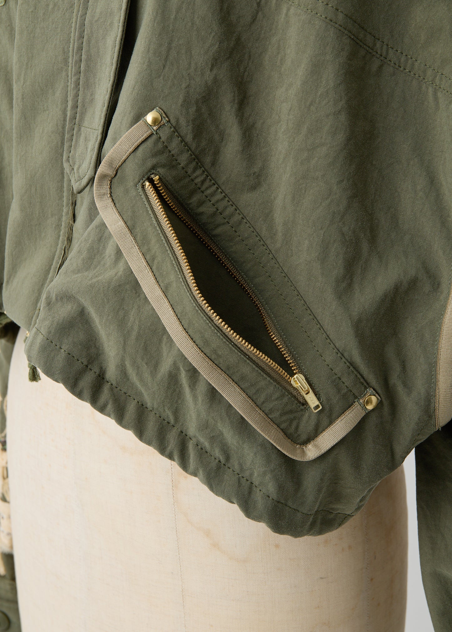 受注 Nomadic Bloom(Waterproof)/jacket olive・black【F015-04001】