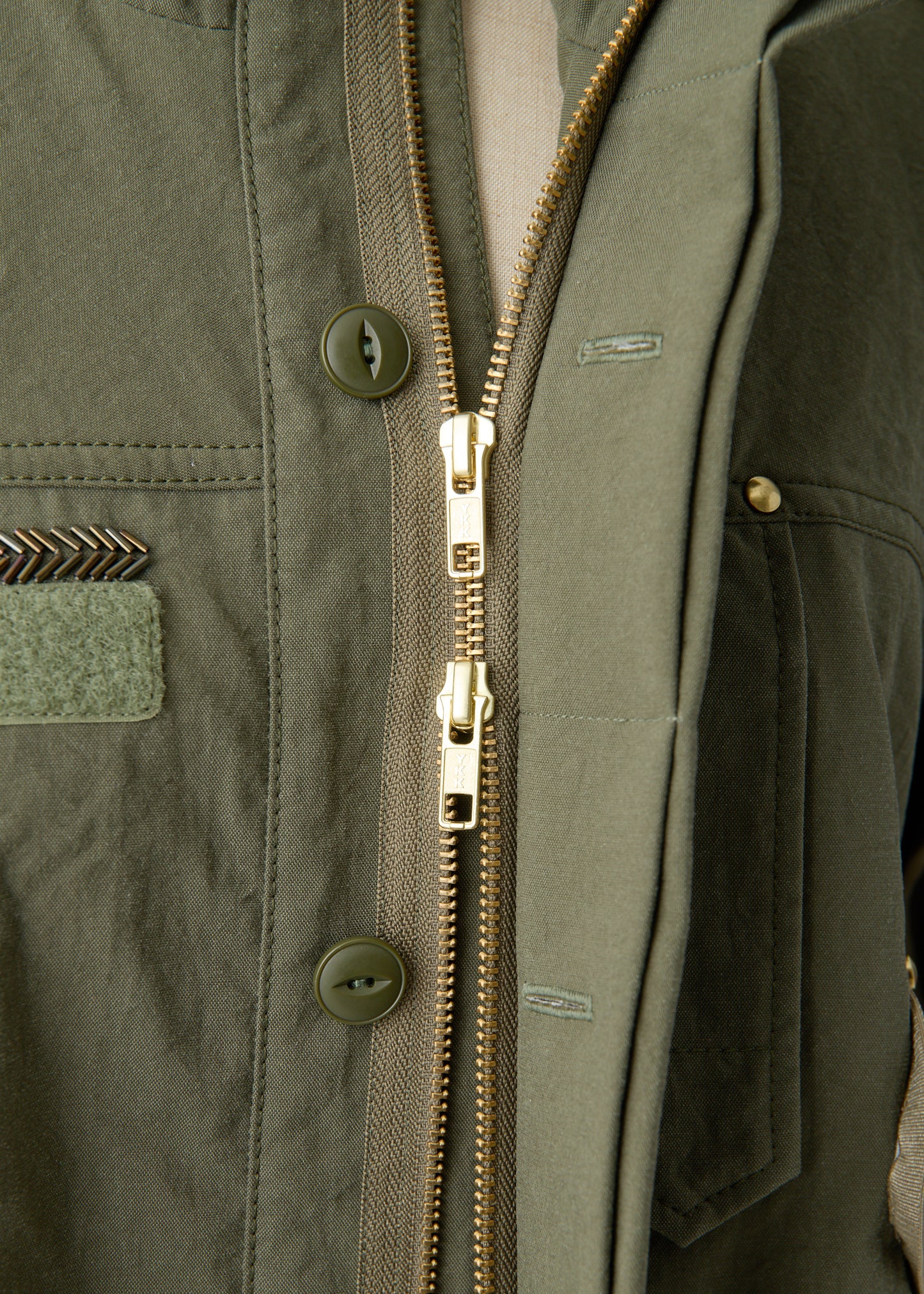 受注 Nomadic Bloom(Waterproof)/jacket olive・black【F015-04001】