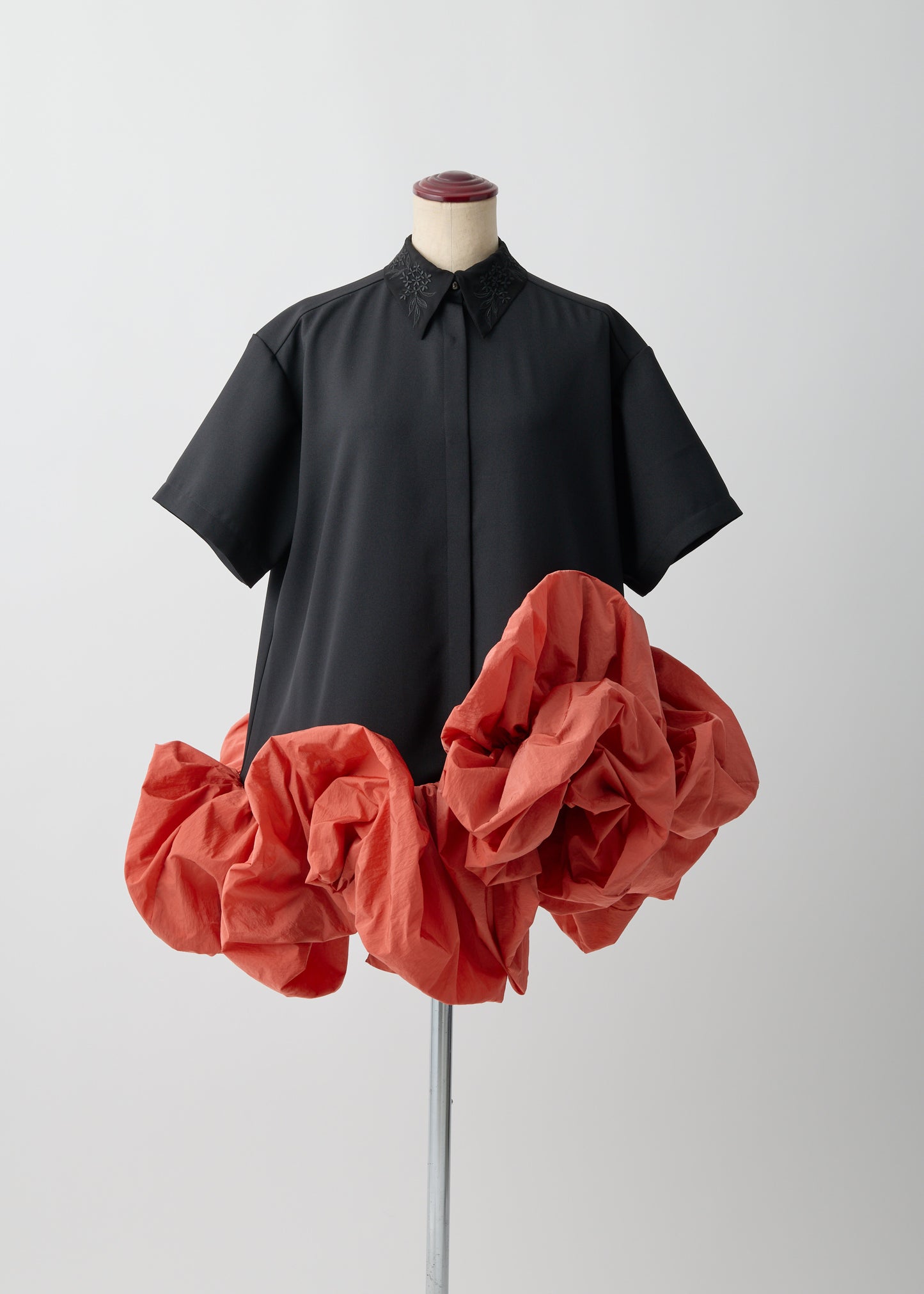 受注 Bloom Voyage/tunic black【F015-08025】