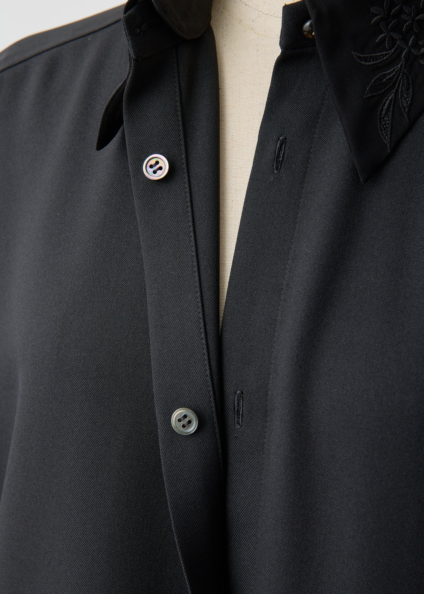 受注 Bloom Voyage/tunic black【F015-08025】