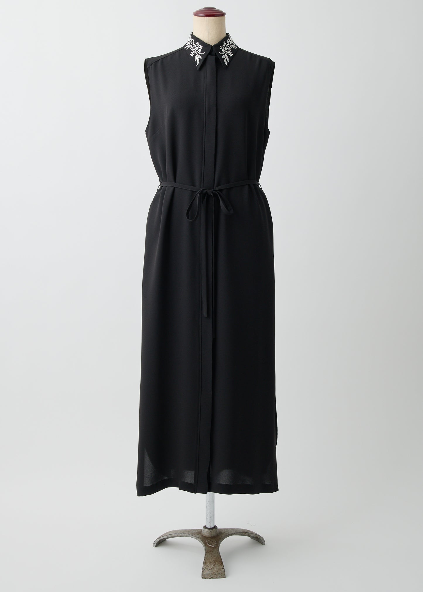 受注 Stretch Twill (Spiraea)/one-piece navy・black【F015-05011】