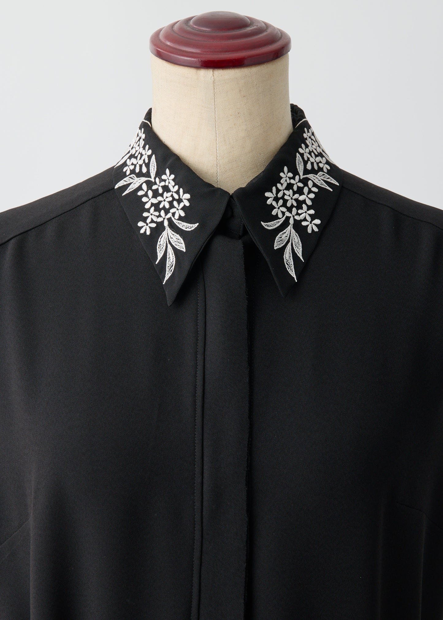 受注 Stretch Twill (Spiraea)/one-piece navy・black【F015-05011】