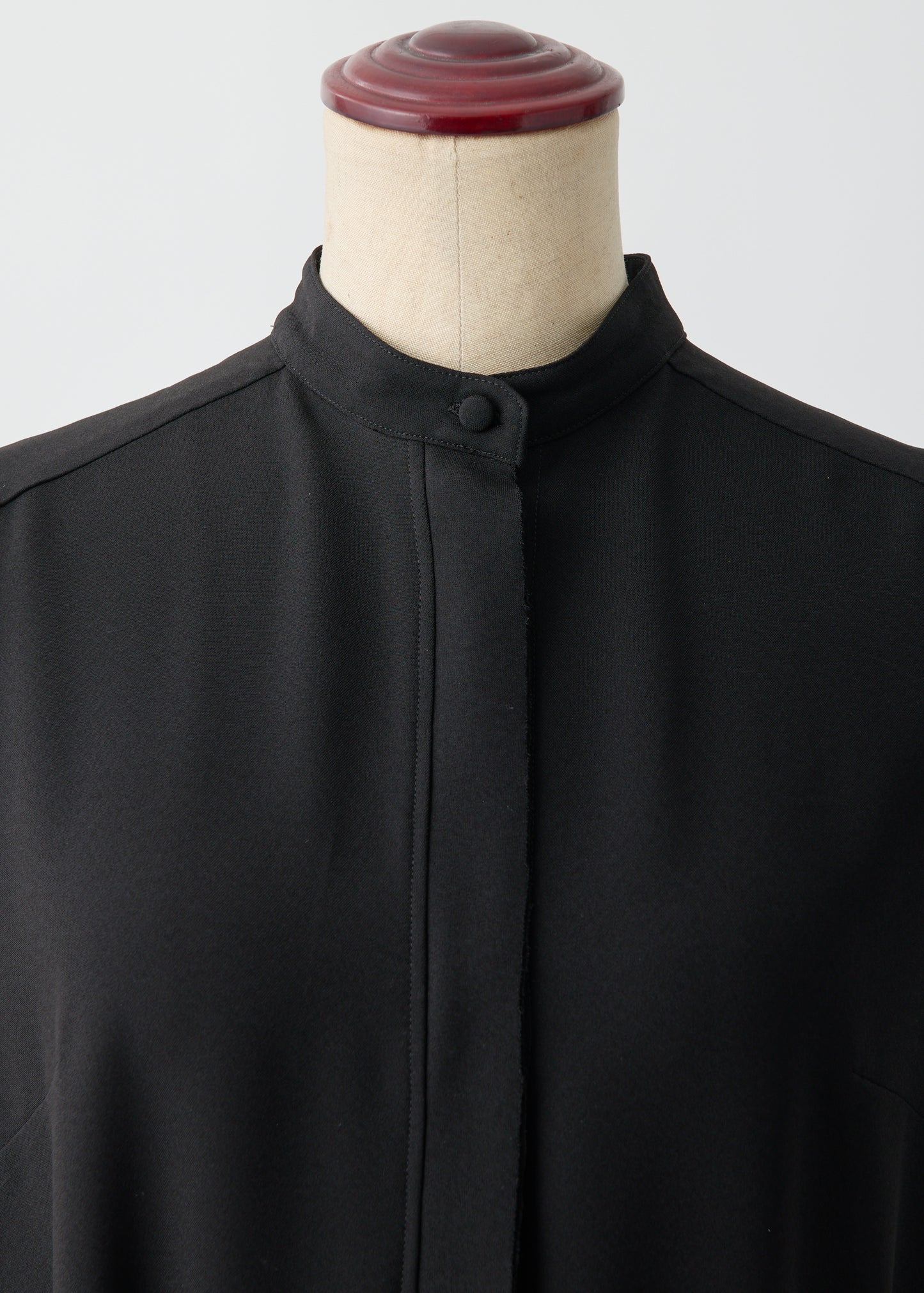 受注 Stretch Twill (Spiraea)/blouse navy・black【F015-08013】
