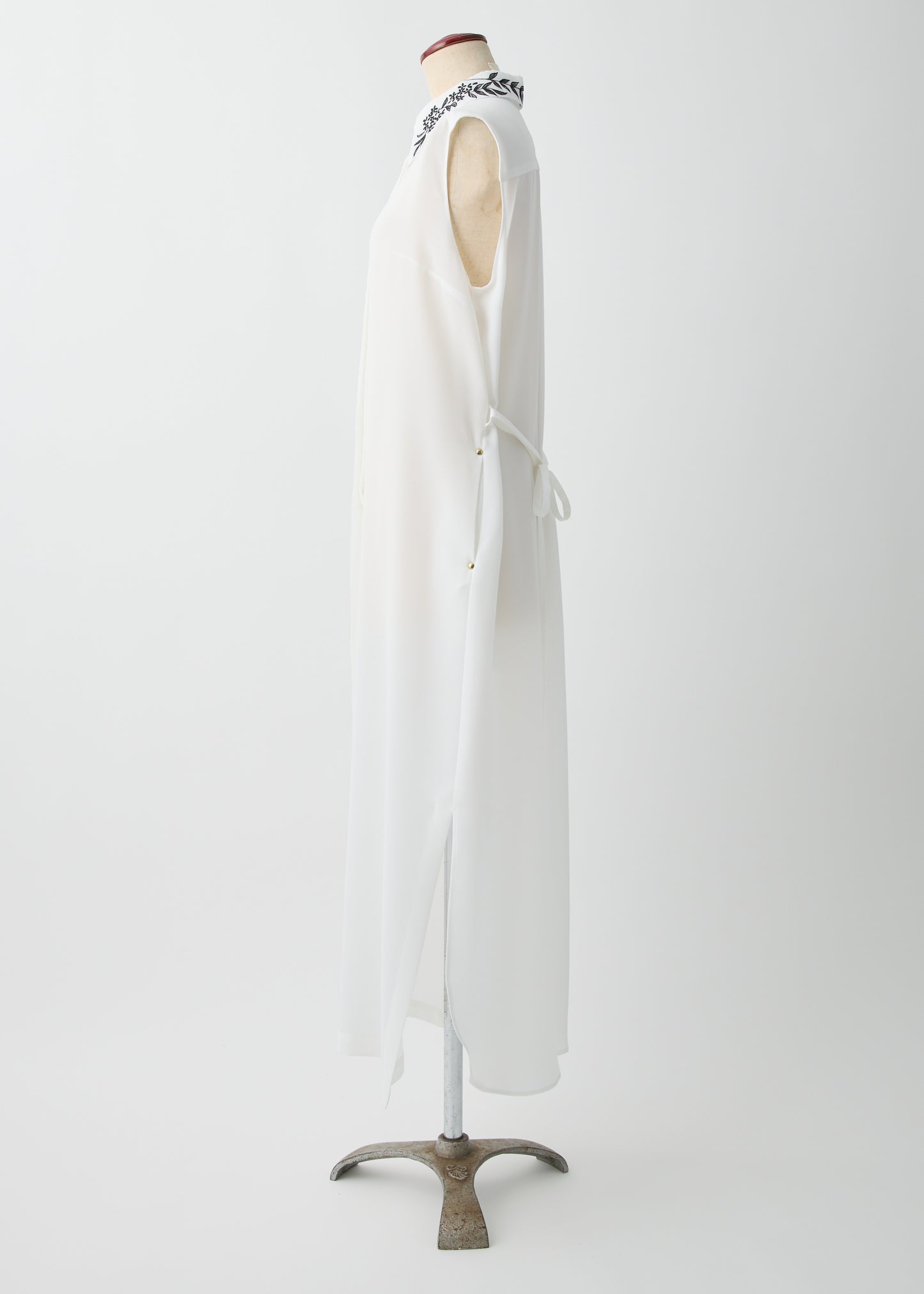 受注 Stretch Twill (Spiraea)/one-piece white【F015-05011】