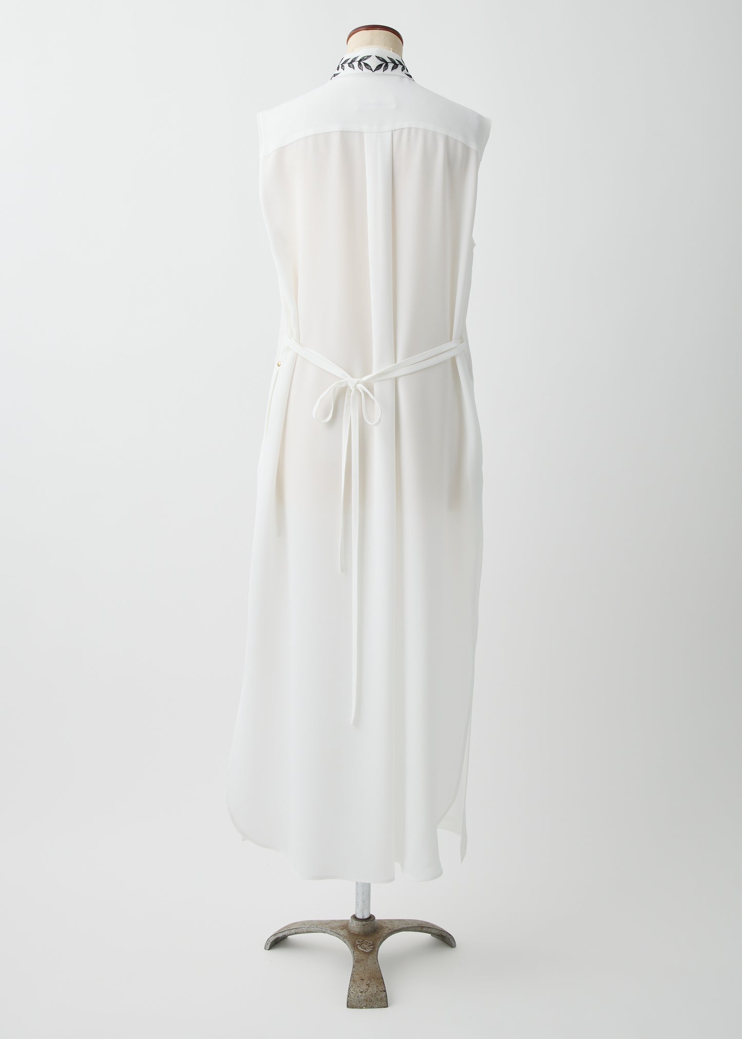 受注 Stretch Twill (Spiraea)/one-piece white【F015-05011】