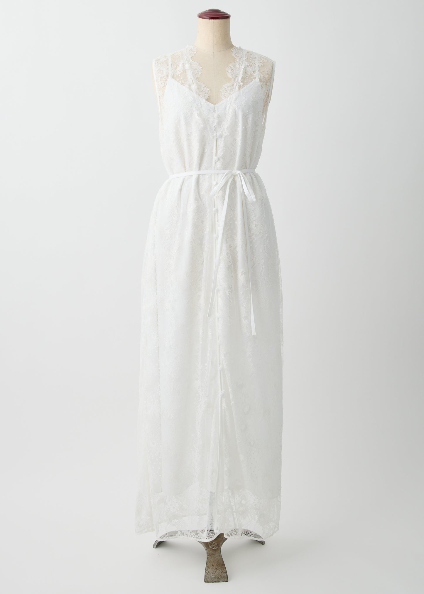 受注 Lace/one-piece white【F015-05018】
