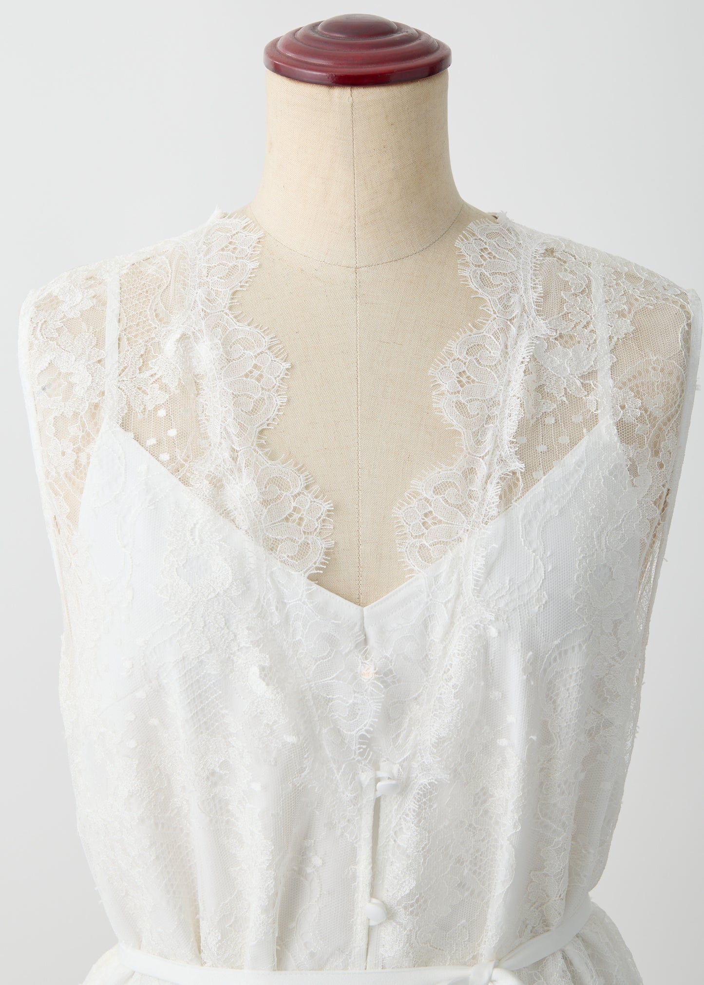 受注 Lace/one-piece white【F015-05018】