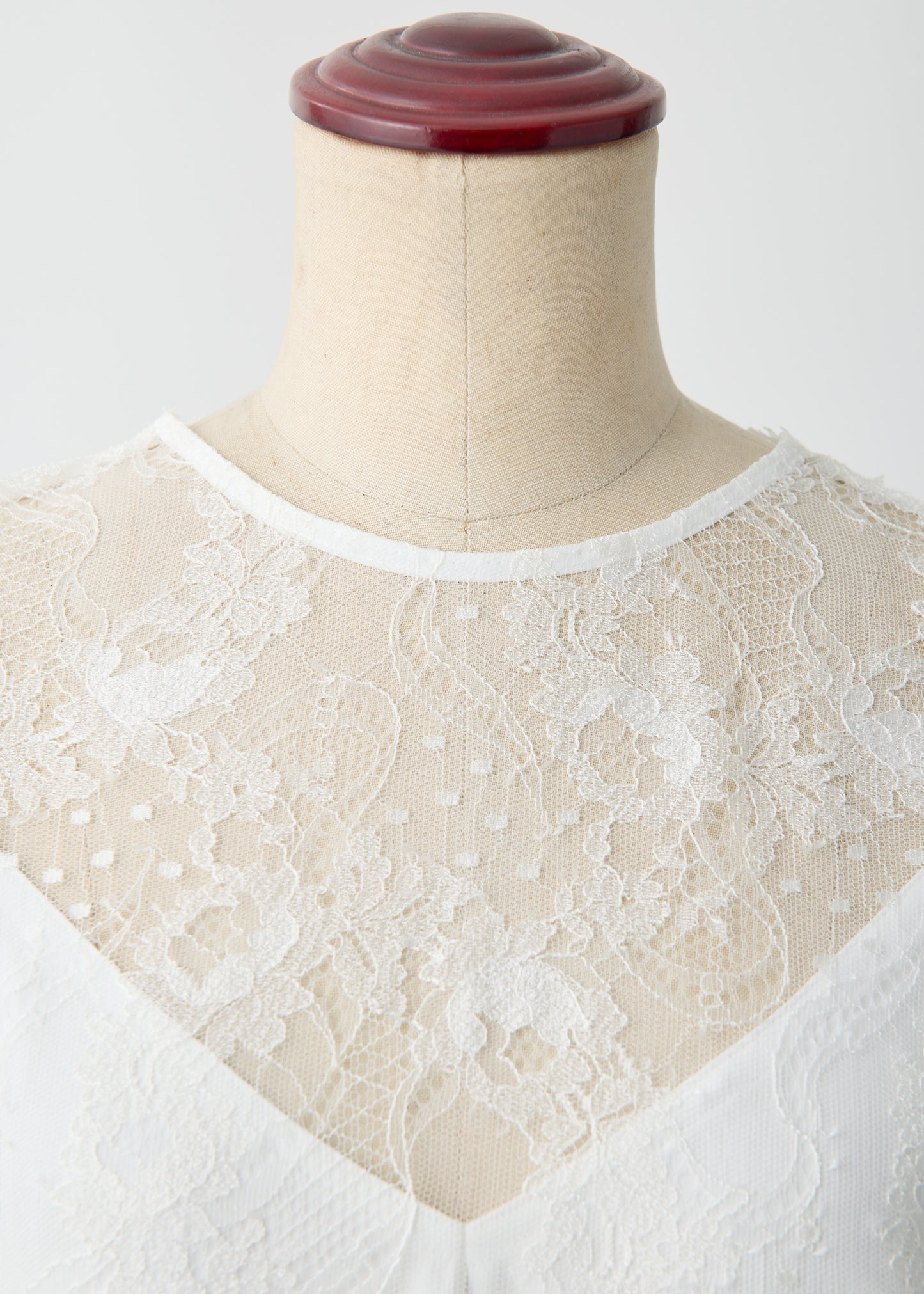 受注 Lace/one-piece white【F015-05018】