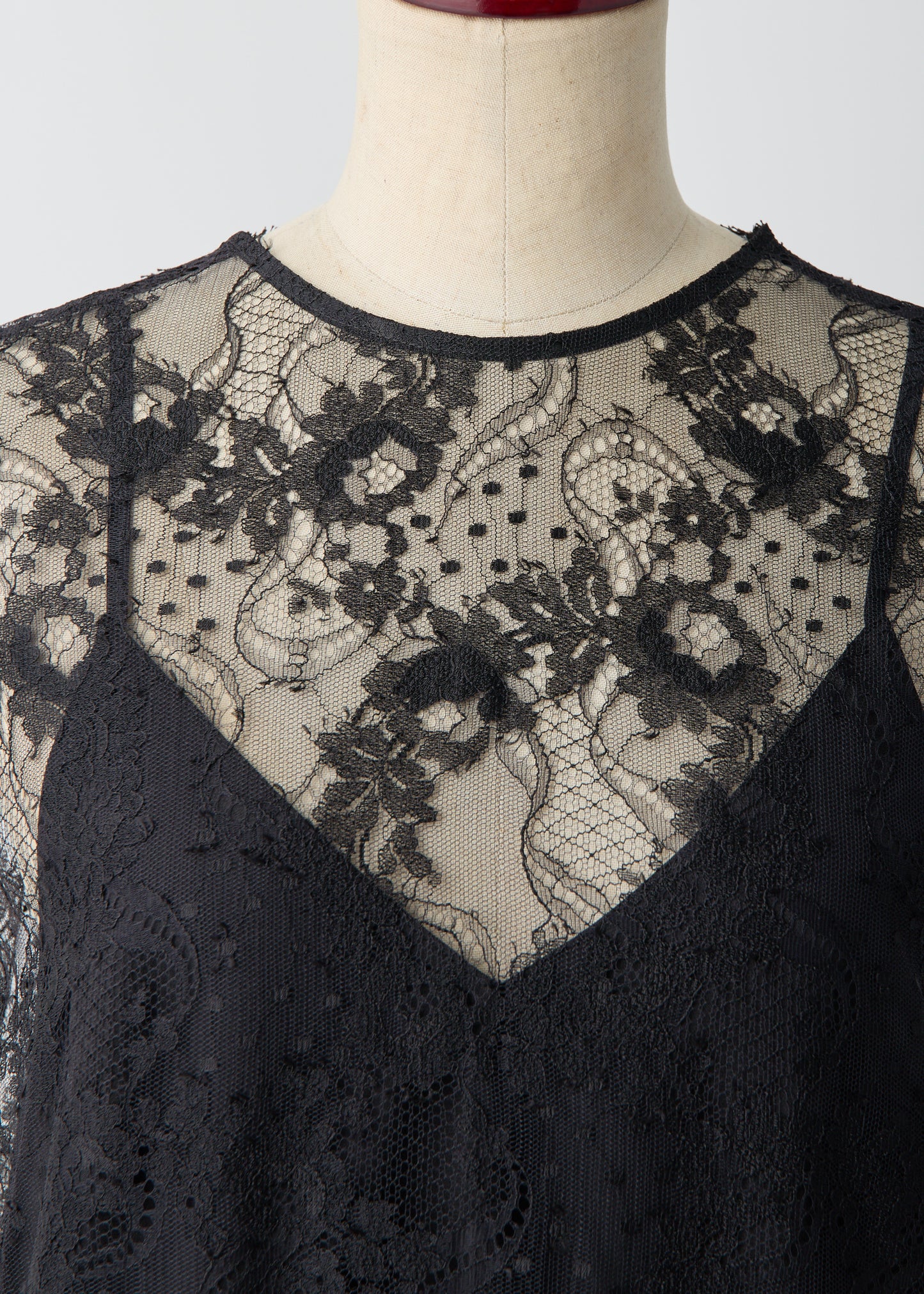 受注 Lace/one-piece black【F015-05018】
