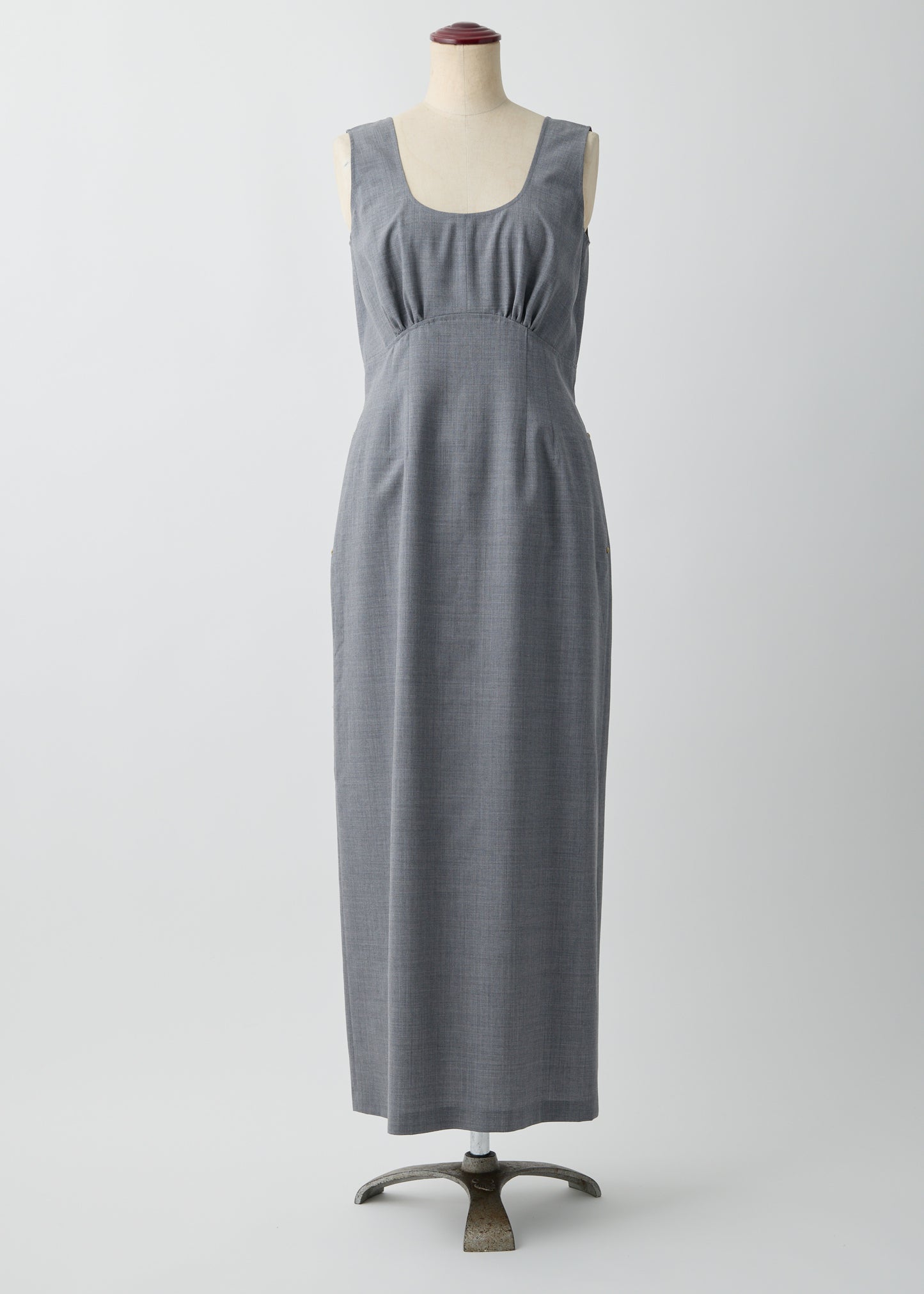 受注 2/80 Wool/one-piece H-gray【F015-05007】