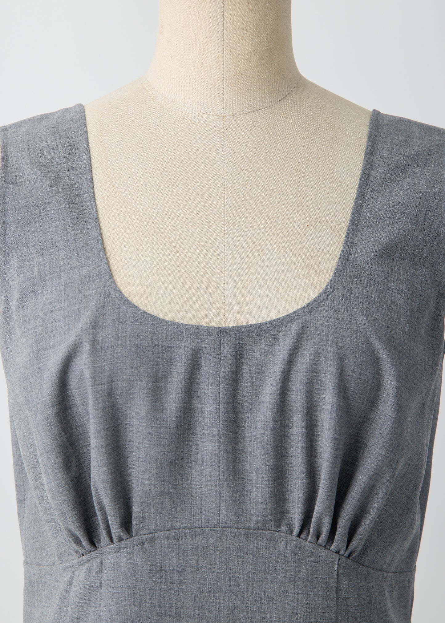 受注 2/80 Wool/one-piece H-gray【F015-05007】
