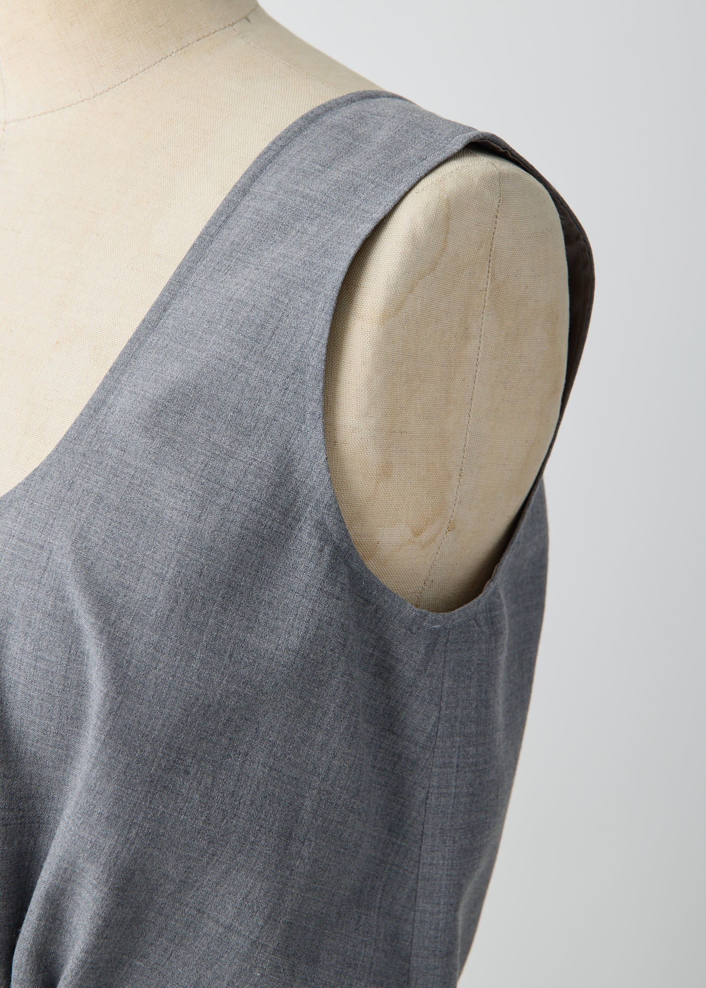 受注 2/80 Wool/one-piece H-gray【F015-05007】