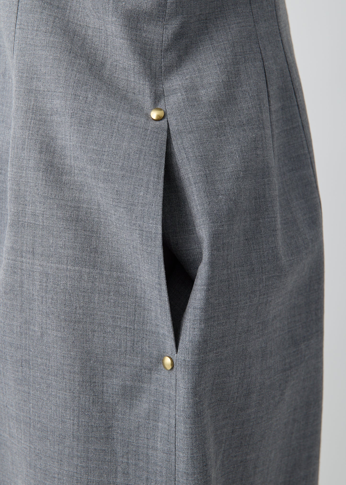 受注 2/80 Wool/one-piece H-gray【F015-05007】
