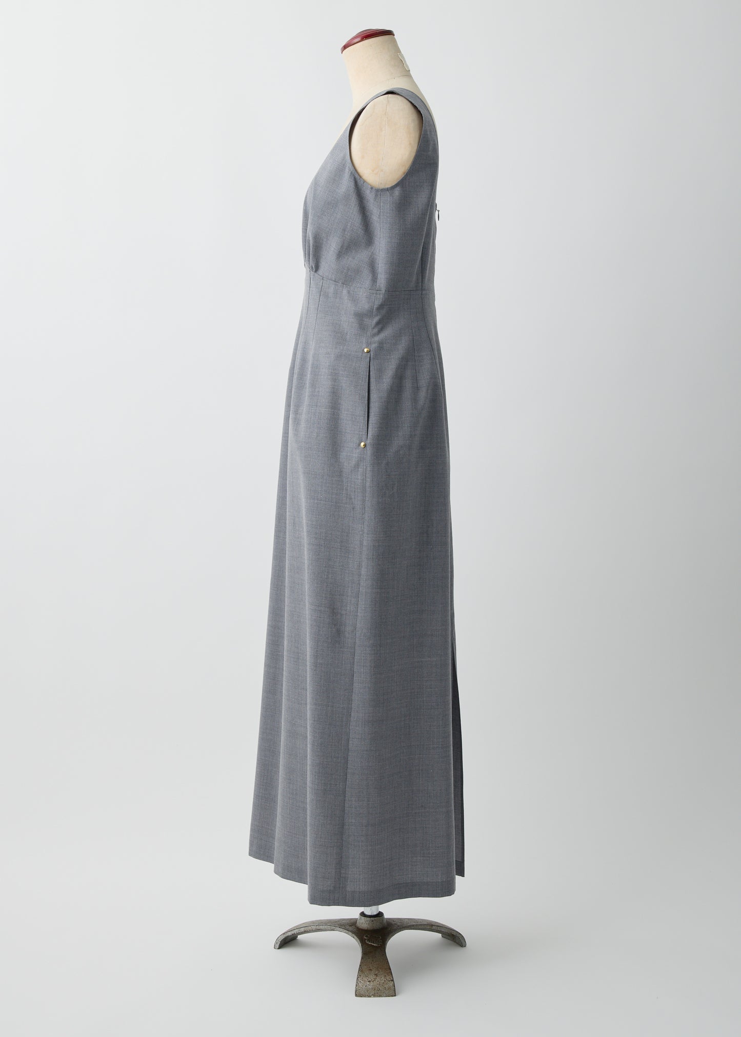 受注 2/80 Wool/one-piece H-gray【F015-05007】