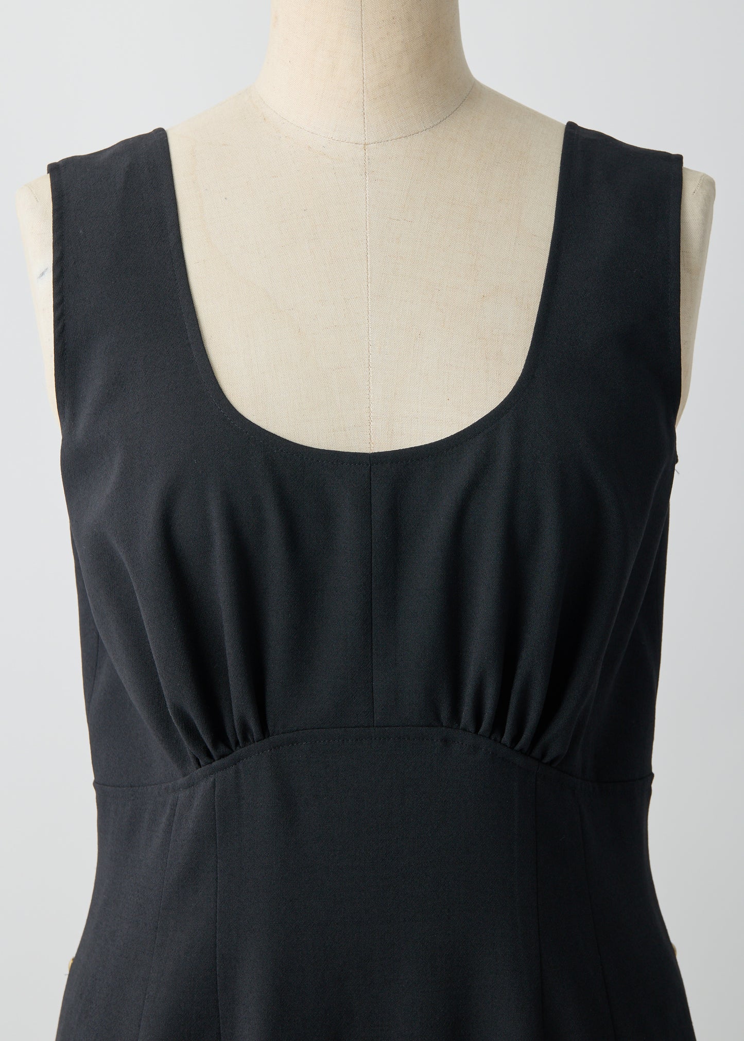受注 2/80 Wool/one-piece black【F015-05007】