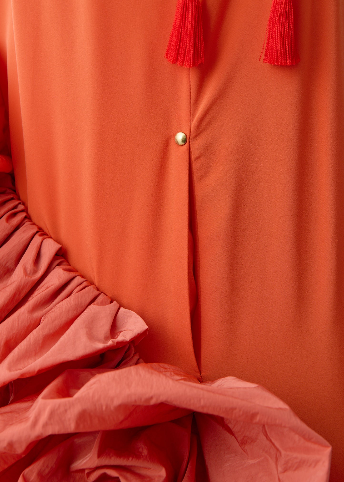 受注 Bloom Voyage/dress orange【F015-05024】