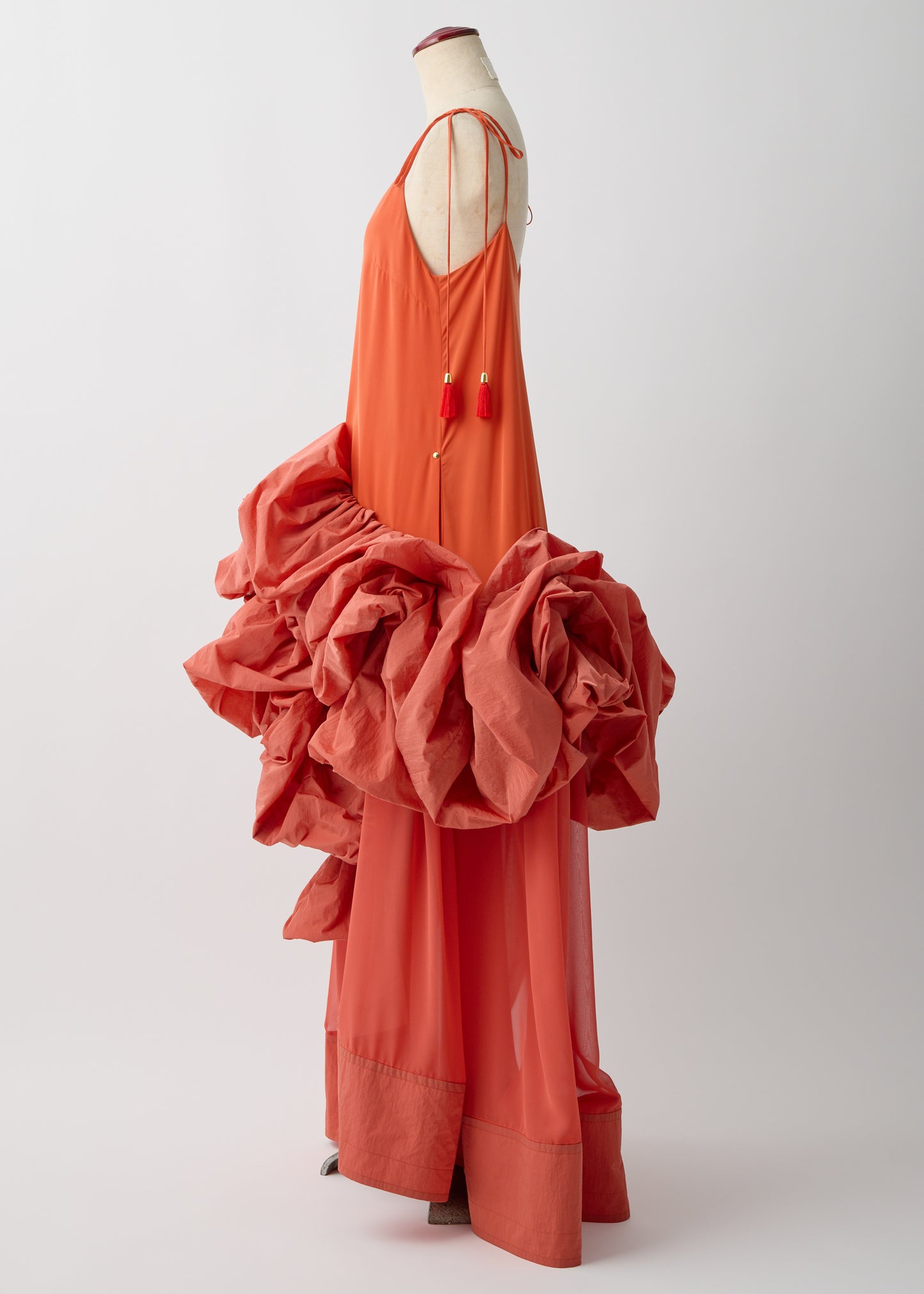 受注 Bloom Voyage/dress orange【F015-05024】