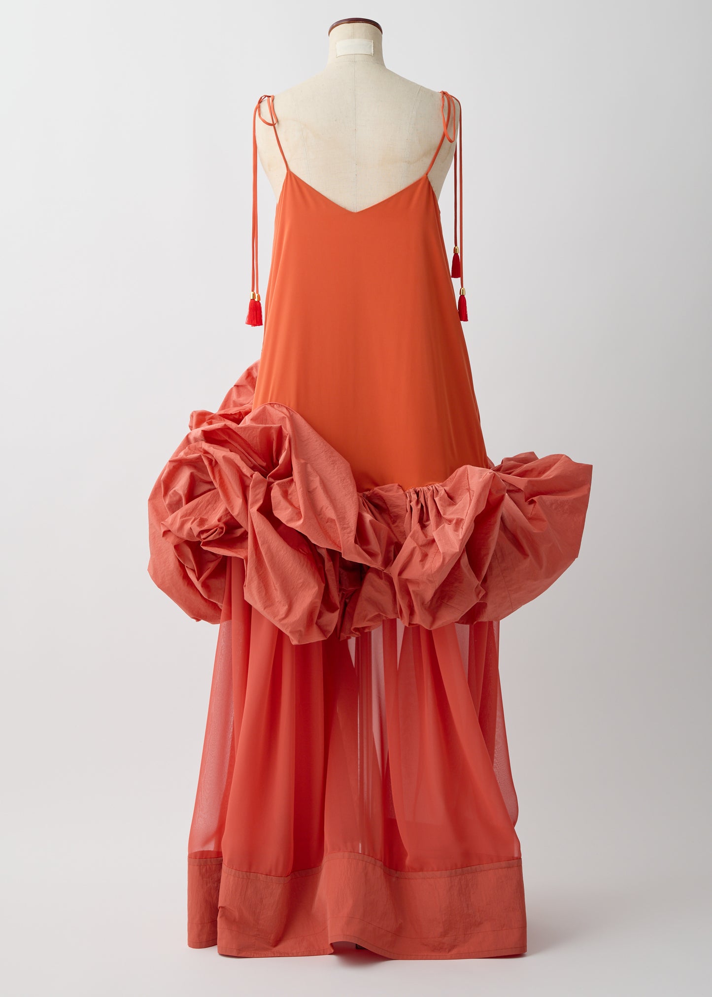 受注 Bloom Voyage/dress orange【F015-05024】